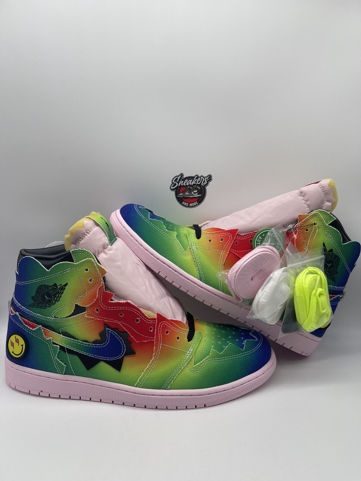 Nike Air Jordan 1 Retro OG High x J Balvin Colores Y Vibras DC3481-900 Size 14