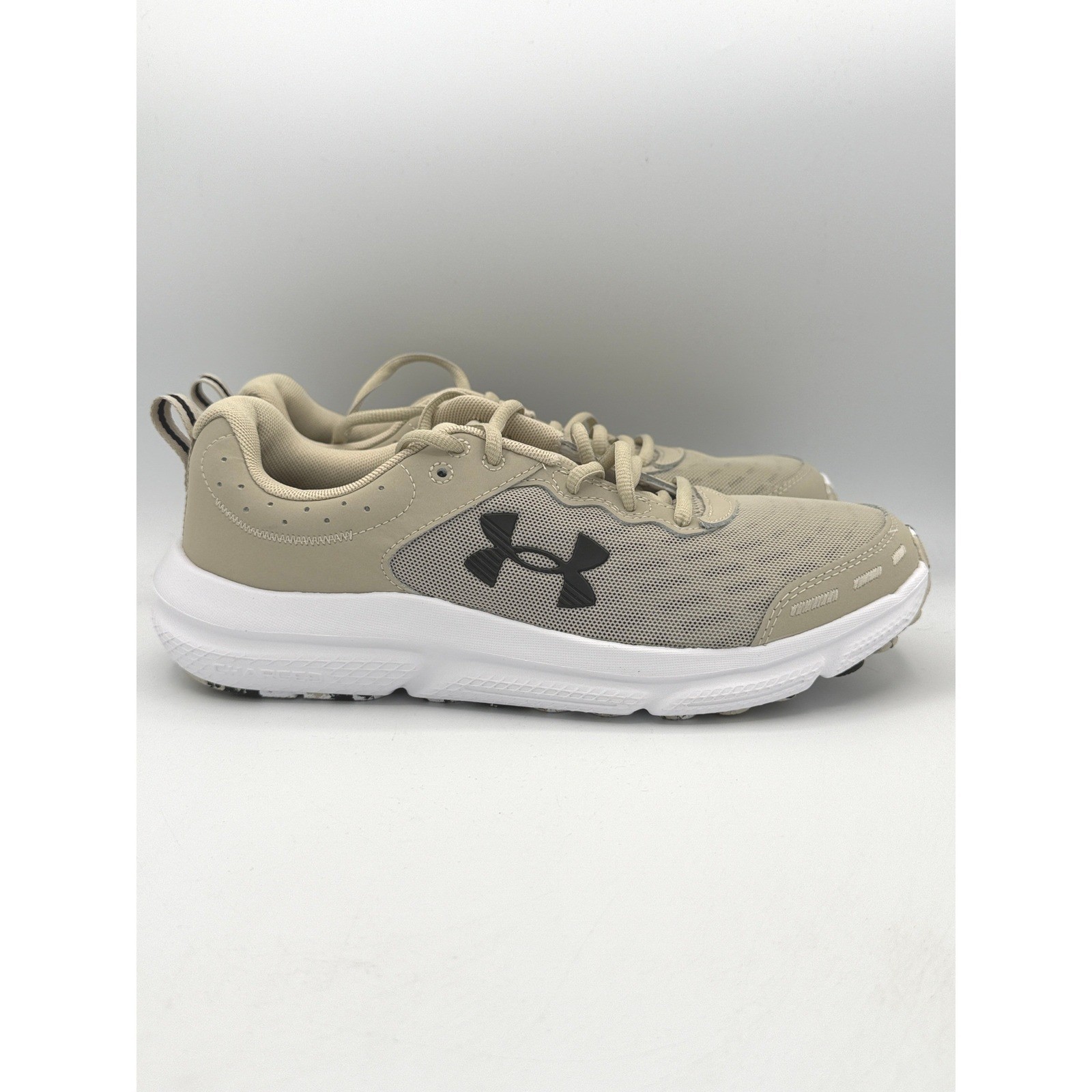 Under Armour Charged Assert 10 Shoes Mens 9.5 Brown Tan Running 3026175-289