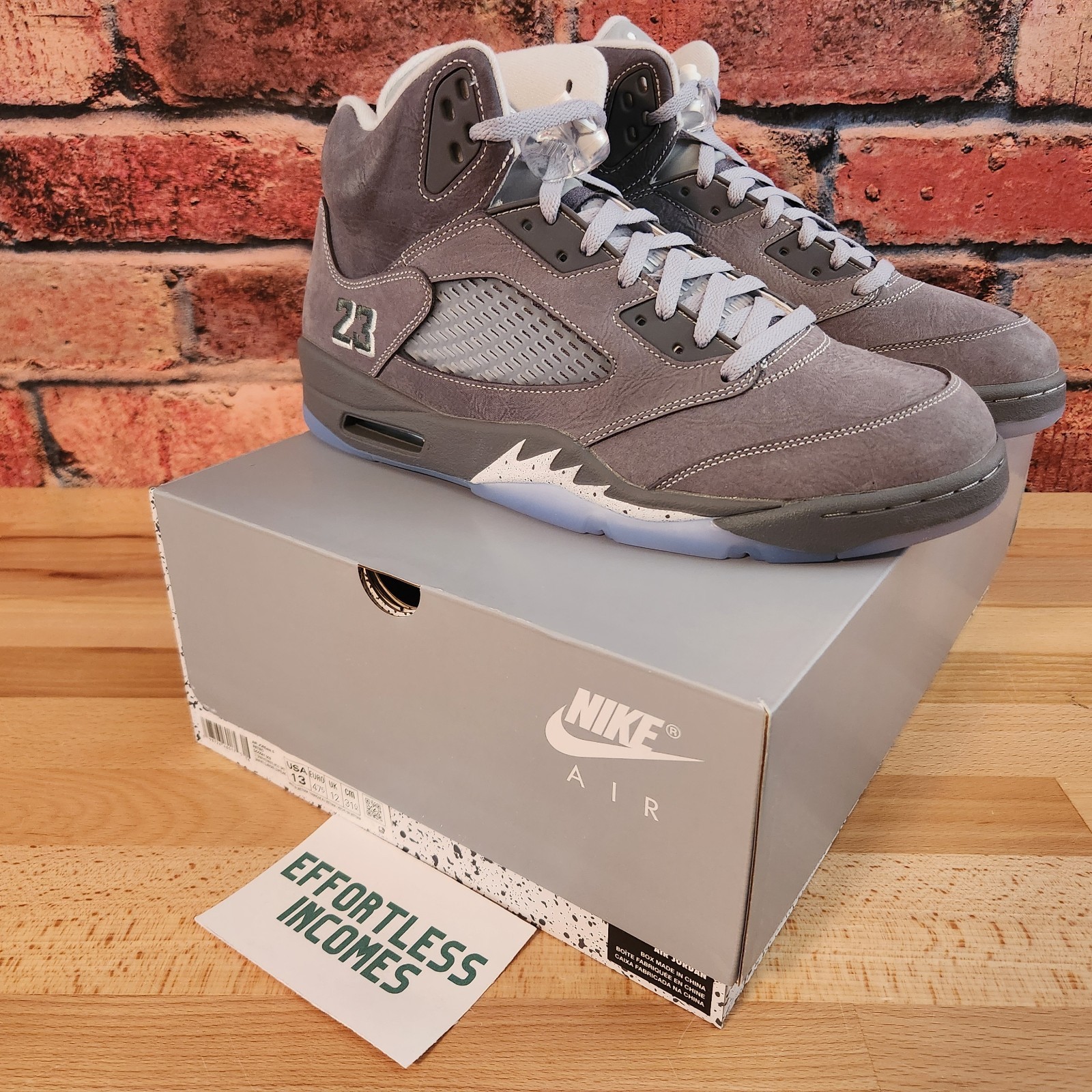 Nike Air Jordan 5 Retro 2026 “Wolf Grey” (Men’s Size 13) DD0587-002