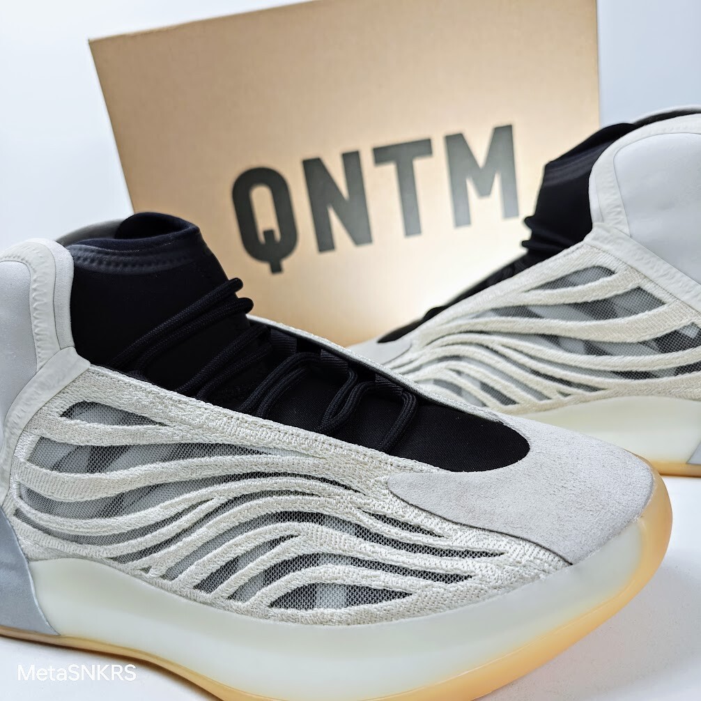 Adidas US 14 Men’s Mist Slate Beige Black Lifestyle Yeezy QNTM HQ2085 New