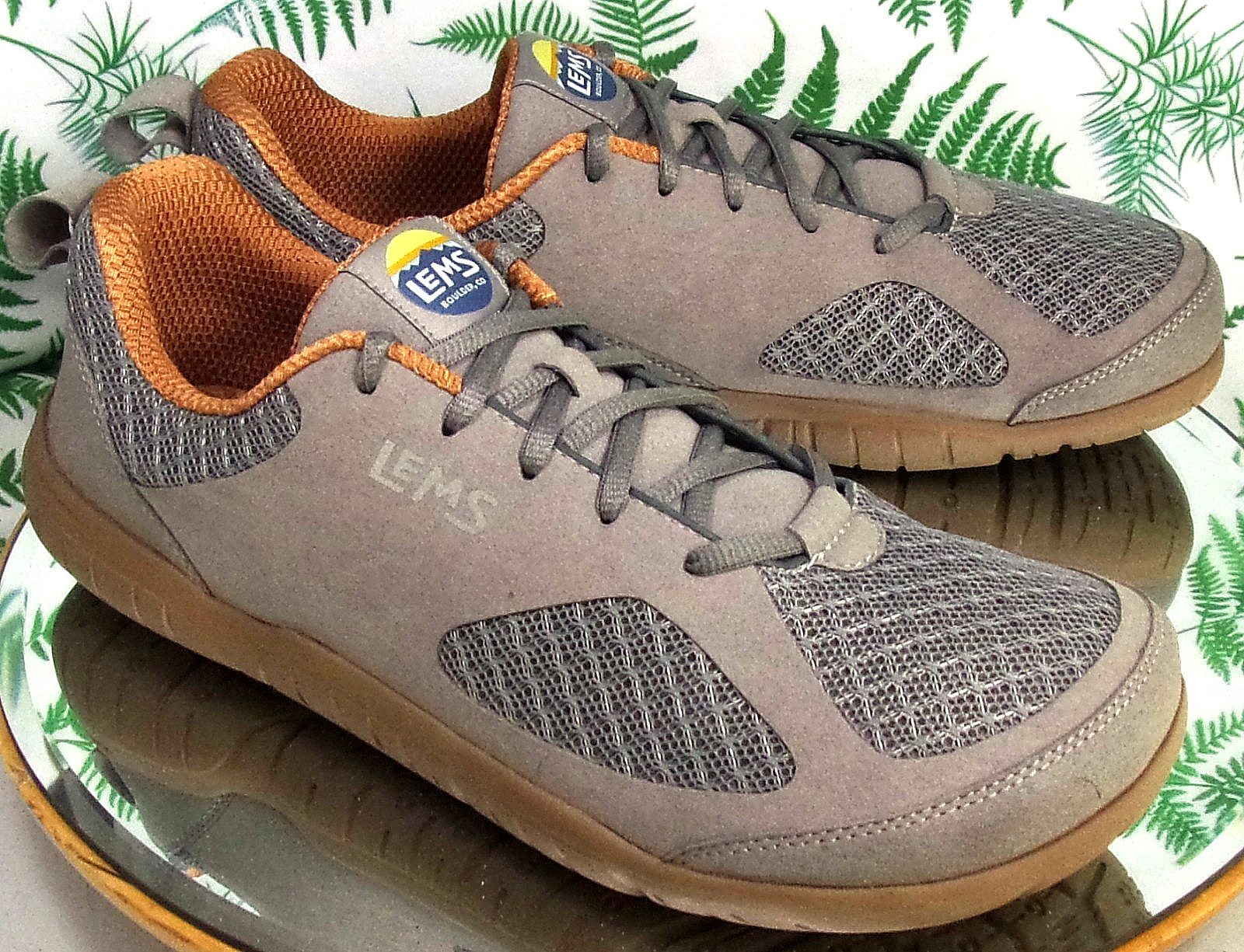 LEMS PRIMAL 3 GRAY VEGAN MESH SNEAKERS MINIMALISTIC WALKING SHOES MENS SZ 11.5