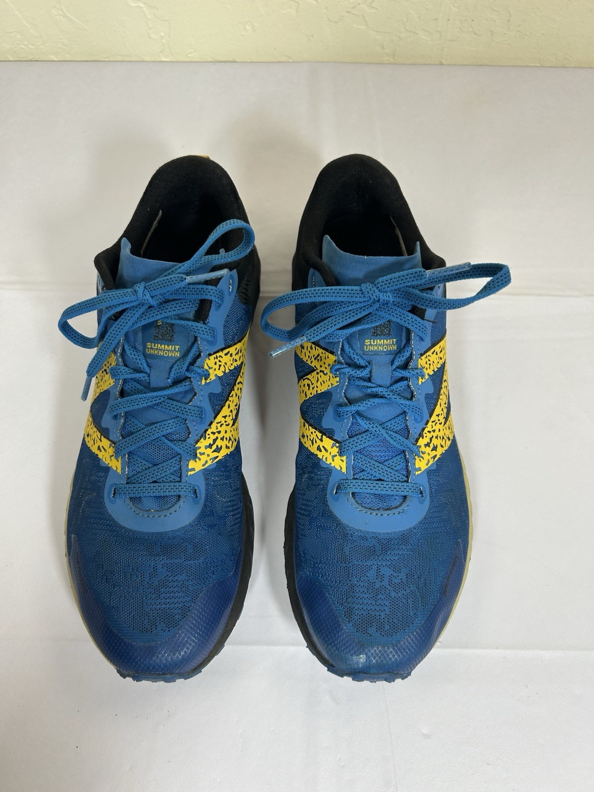 New Balance Men’s Summit Unknown Shoes Blue / Yellow Size 9.5