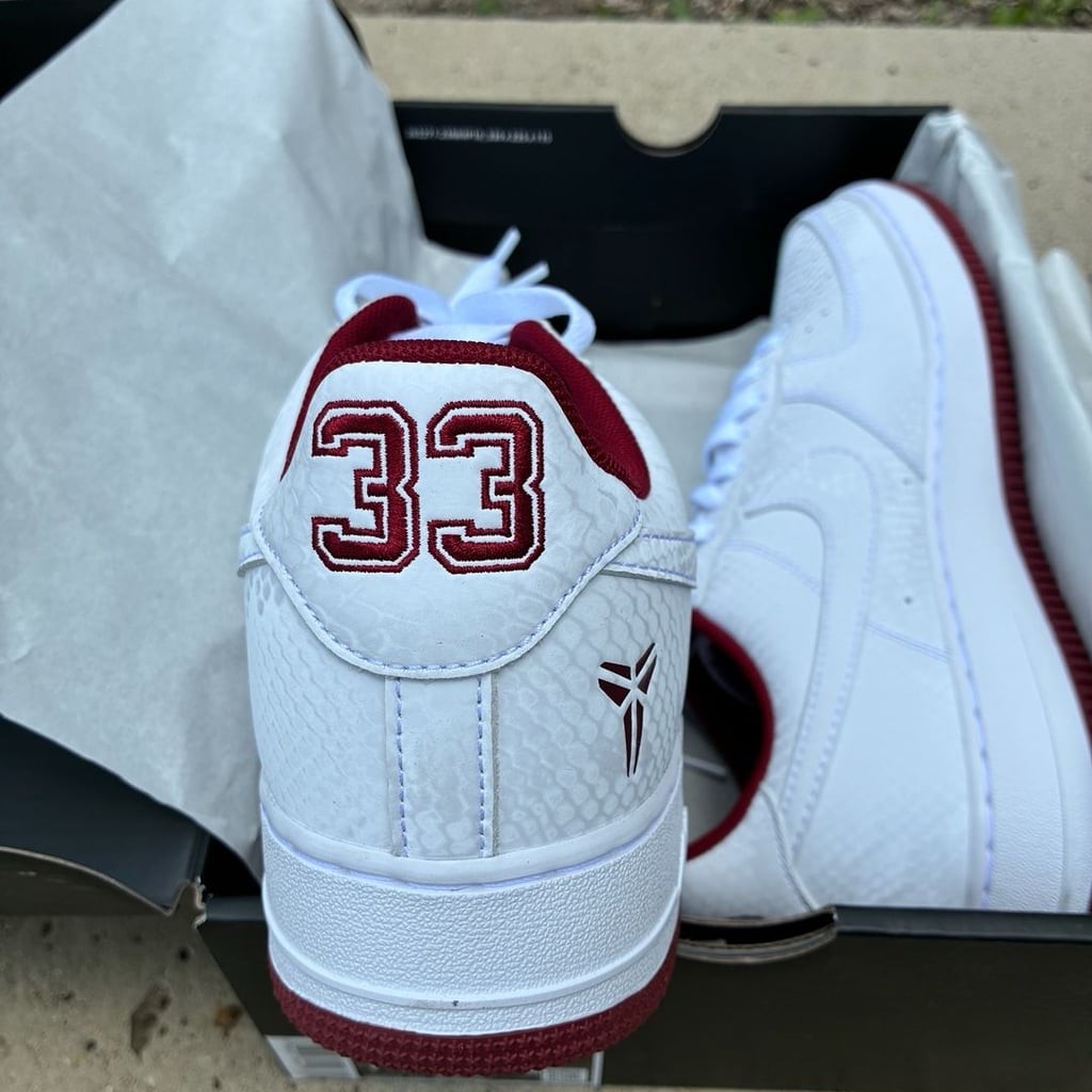 Nike Air Force 1 Low Kobe Bryant White/Team Red IB0018-101