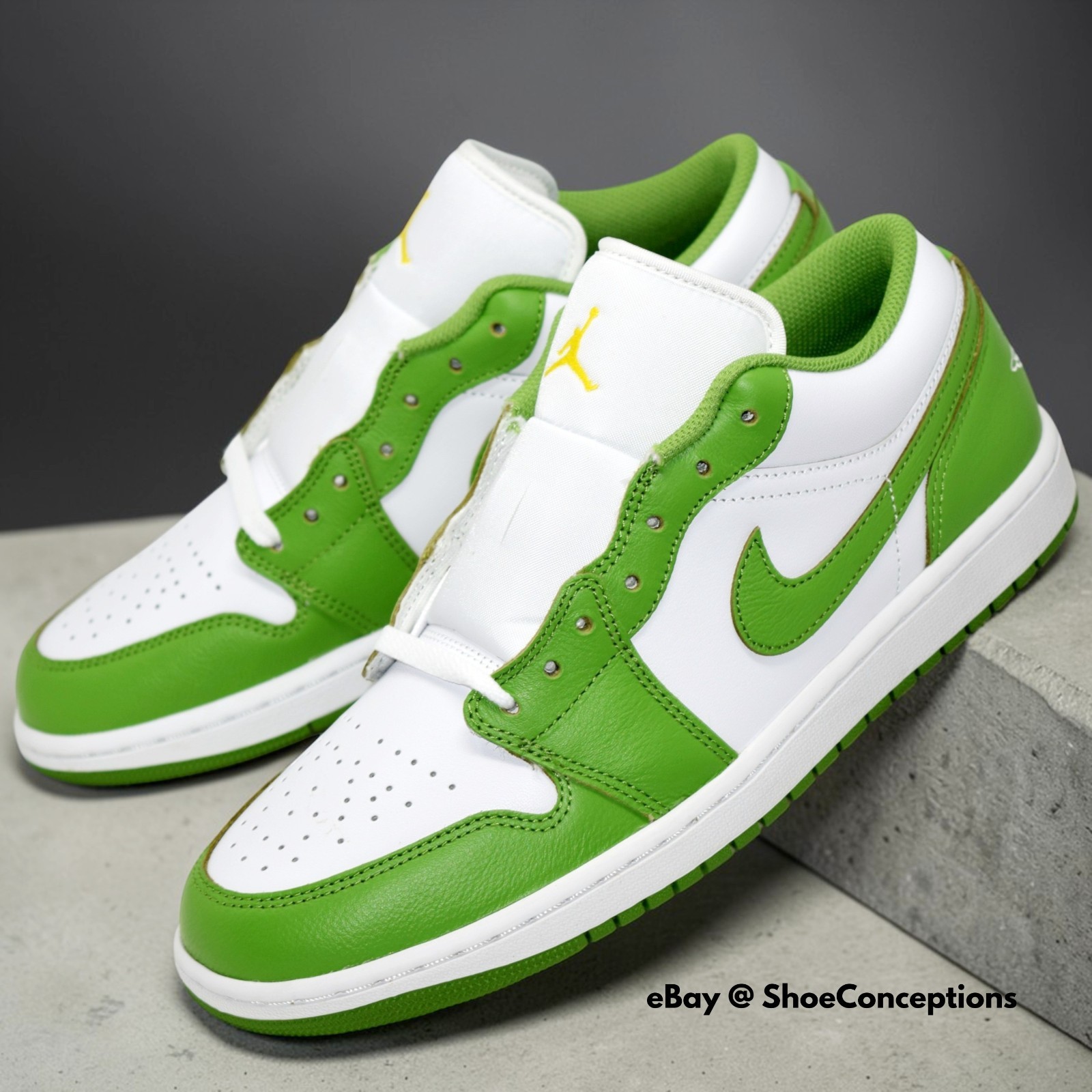 Nike Air Jordan 1 Low SE Shoes White Chlorophyll HF4823-100 Men’s Sizes NEW