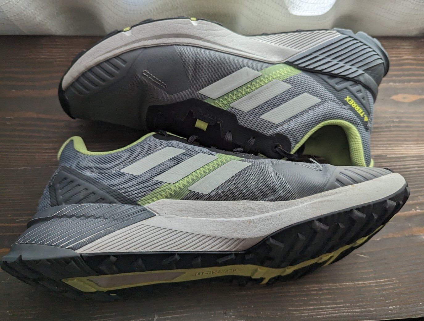 Adidas Men’s Terrex Solestride Trail Running Shoes sz 11 GZ9034 Response Green