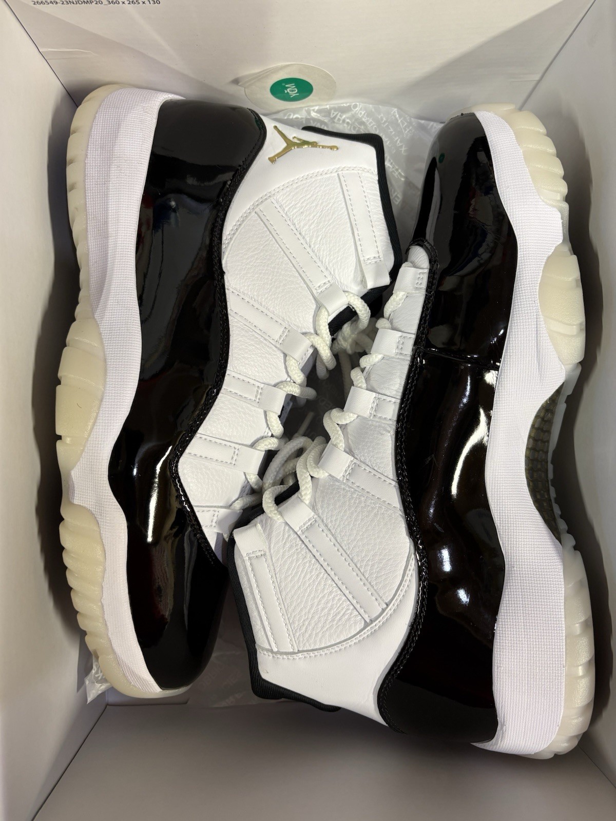 Air Jordan 11 Retro Gratitude DMP CT8012-170 Mens Size 12 White Mid Top Sneaker