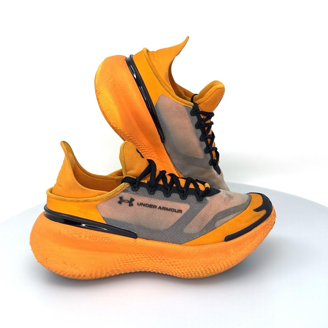UA Nova SlipSpeed Orange Girls 4Y Convertible Shoes Used View Pics & Video