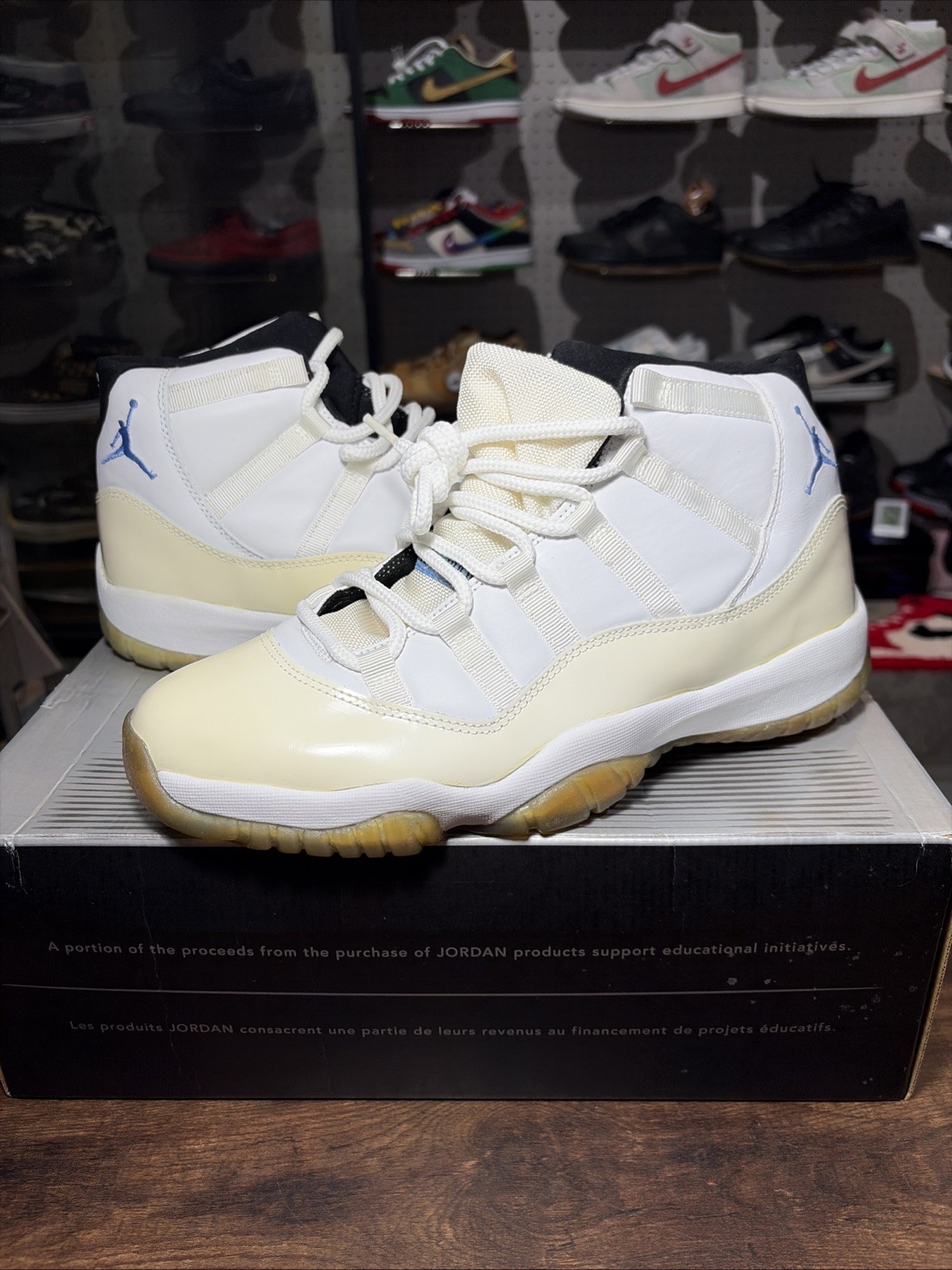 Size 12 – Air Jordan 11 Retro 2001 Columbia 136046-142 Authentic OG BOX DS