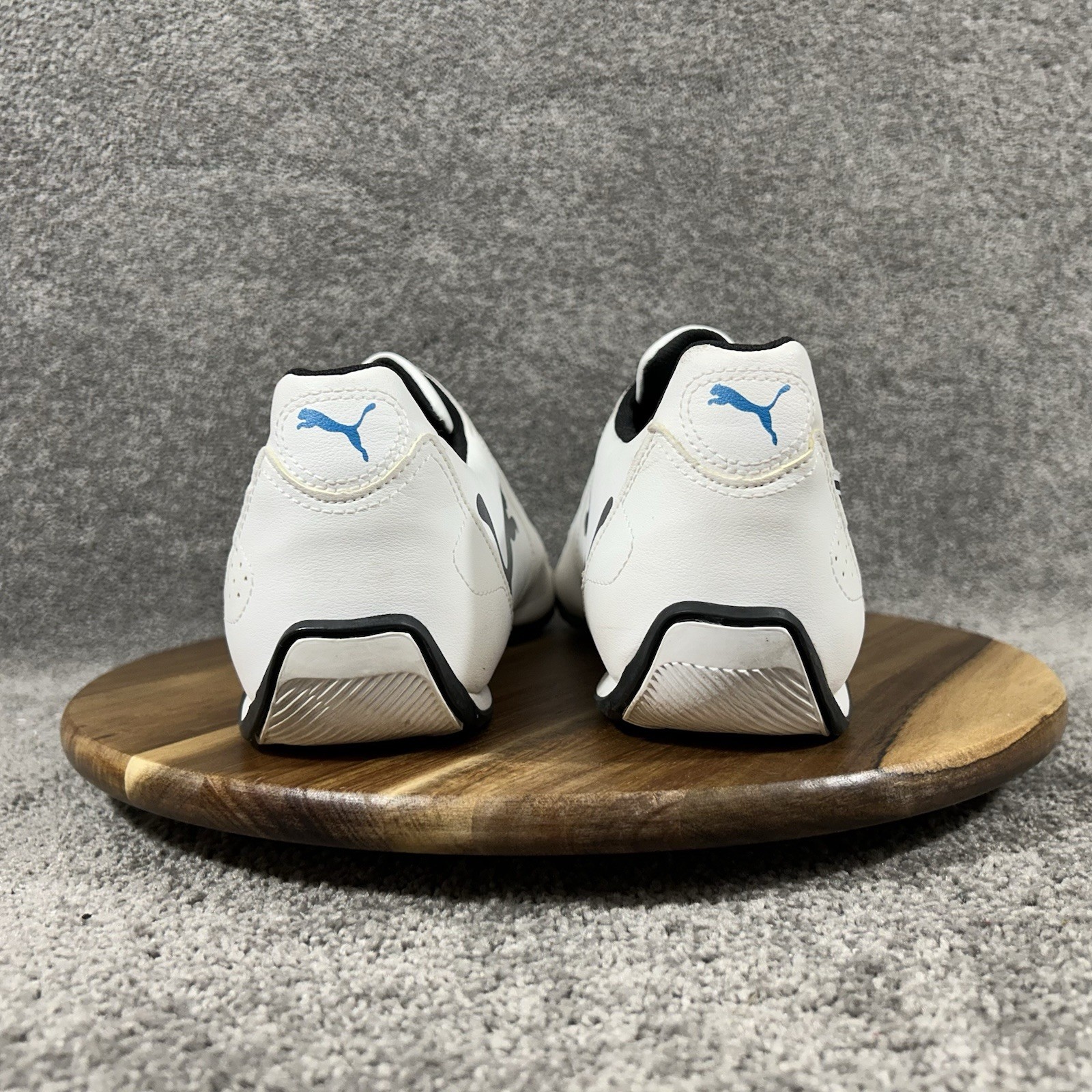 Puma Redon Move Mens Size 11 White Leather Athletic Running Driving Shoes Used