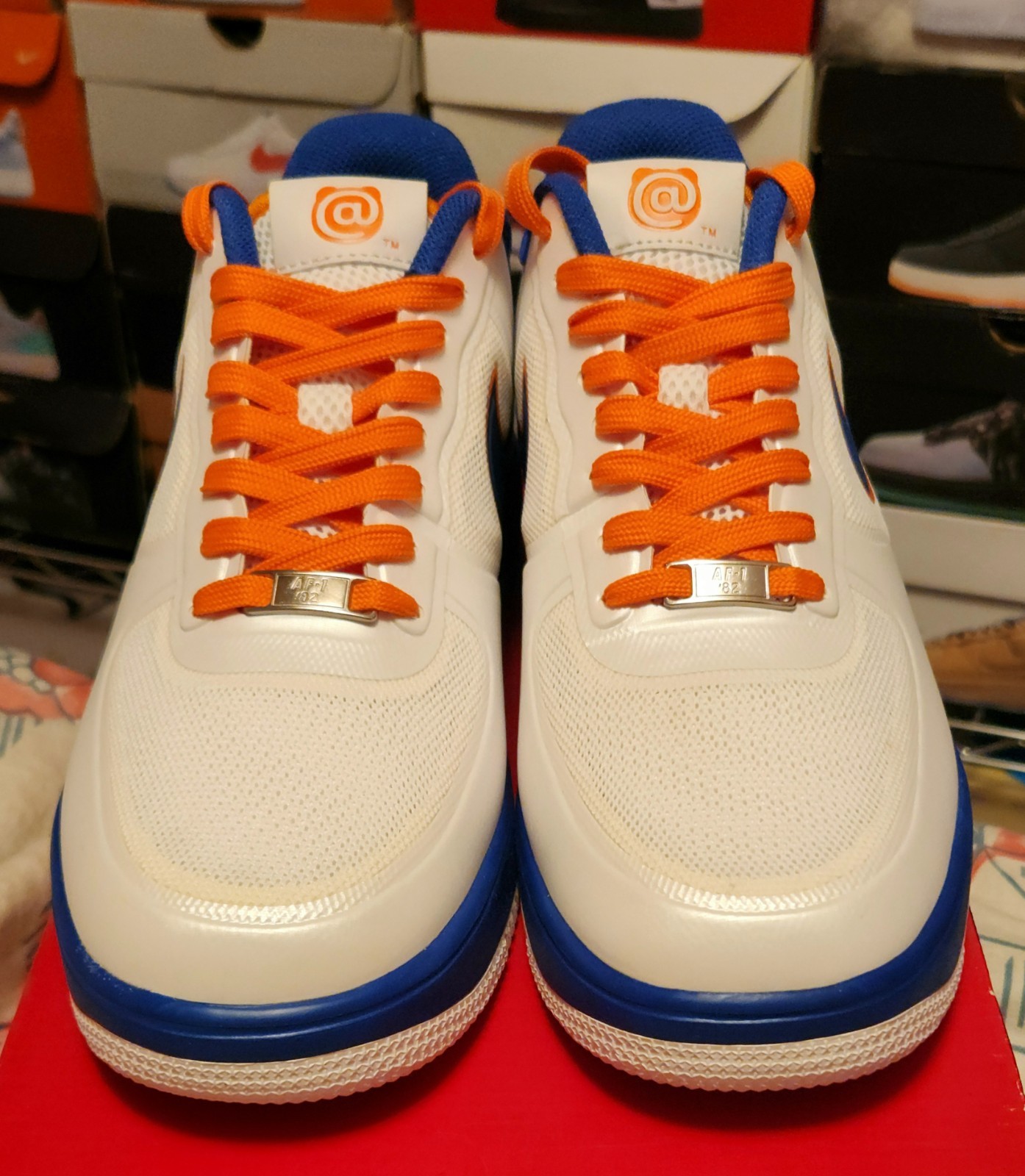 2012 Nike Lunar Air Force 1 Fuse NRG ‘Bearbrick’ Rare! Men’s 9.5 NWOB