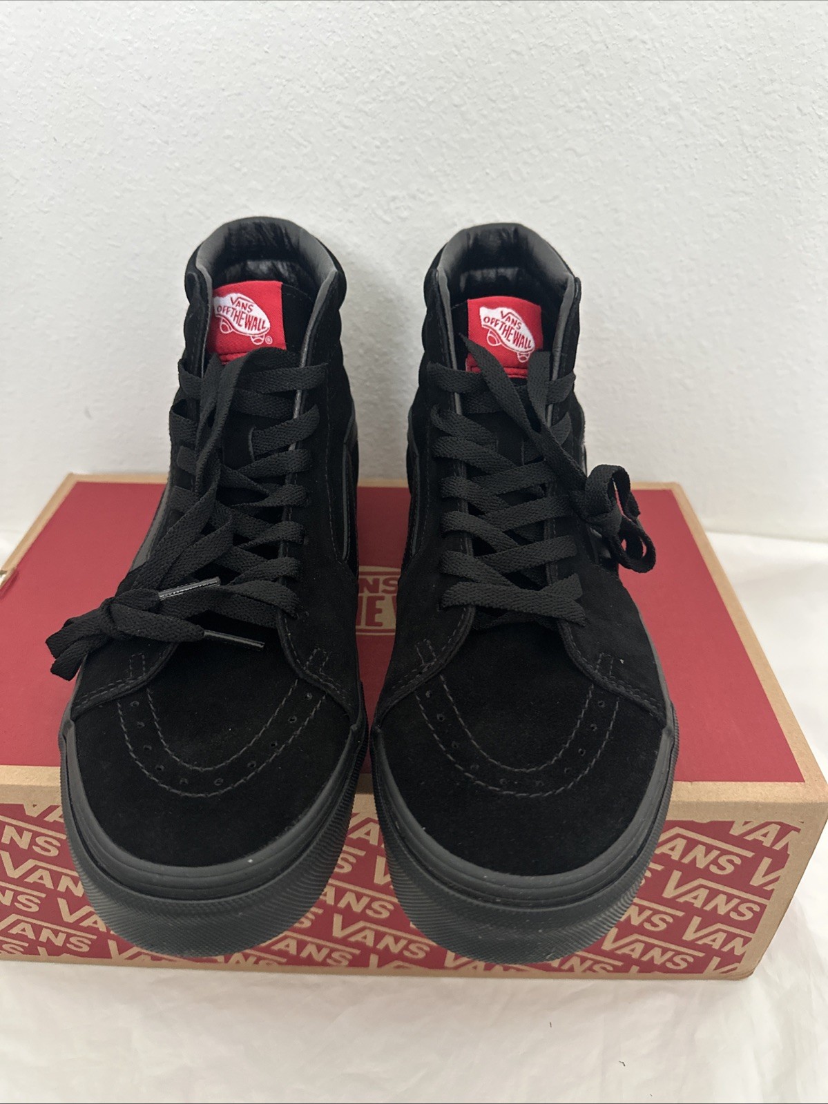 Vans Sk8-Hi Black Suede Men’s Size 10 VN000D5IBKA