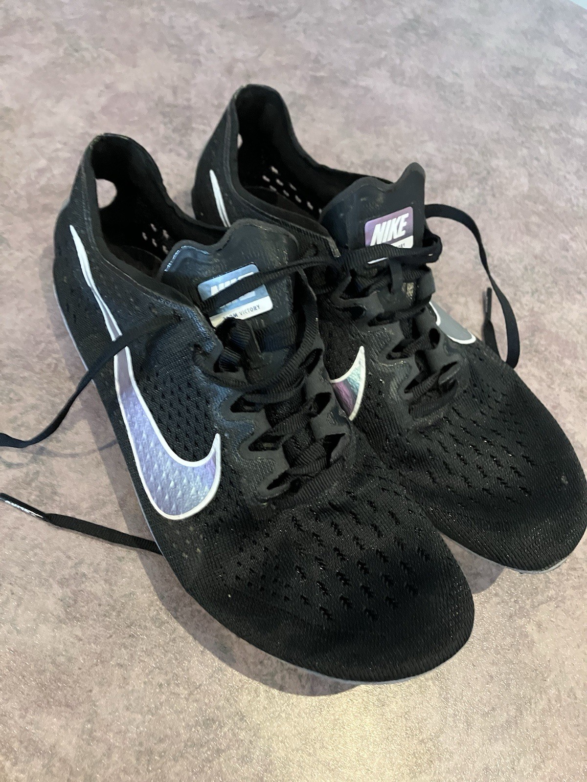 Nike Racing Distance Zoom Victory Men’s Running Spikes 6.5 Black