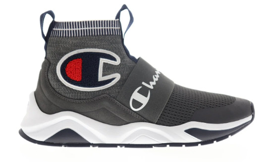 CM100019M Men’s Champion Rally Pro Canvas Lifestyle Sneaker Gray/Black Size 10.5