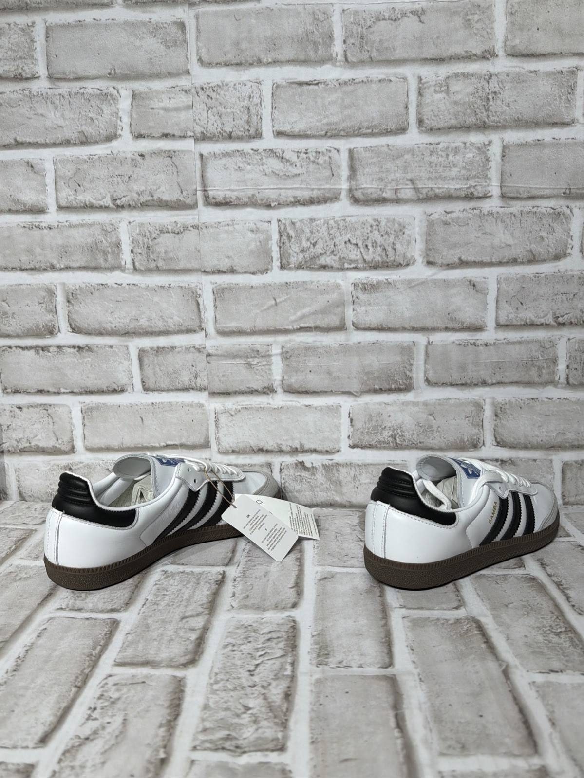 Adidas Samba OG Cloud White Core Black Men’s Sneakers B75806 Sz 5 New In Box
