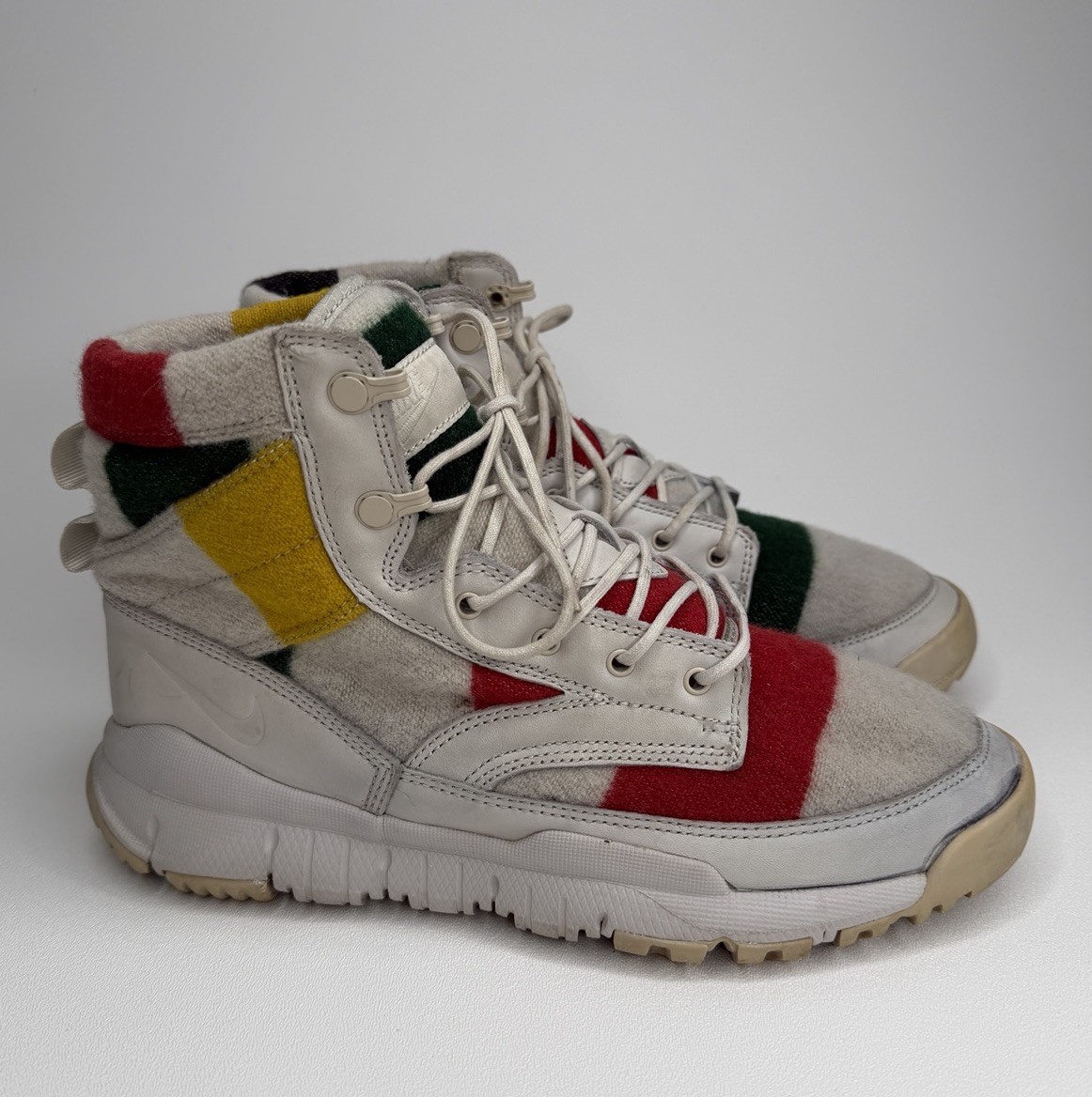 Nike x Pendleton SFB Wool Leather Striped Military Boots 875040-101 | US 9
