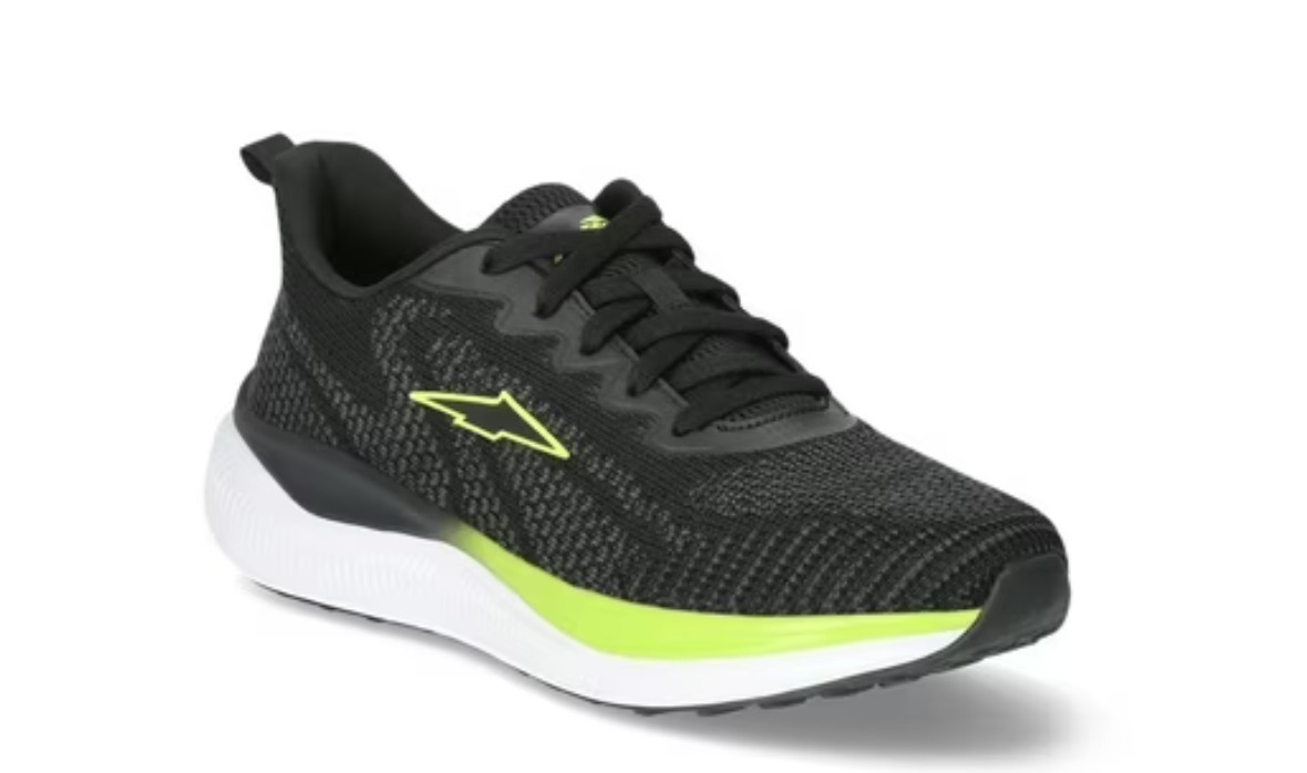 Avia Men’s Sleek Jogger Black Green White Running Shoes Size 8 New