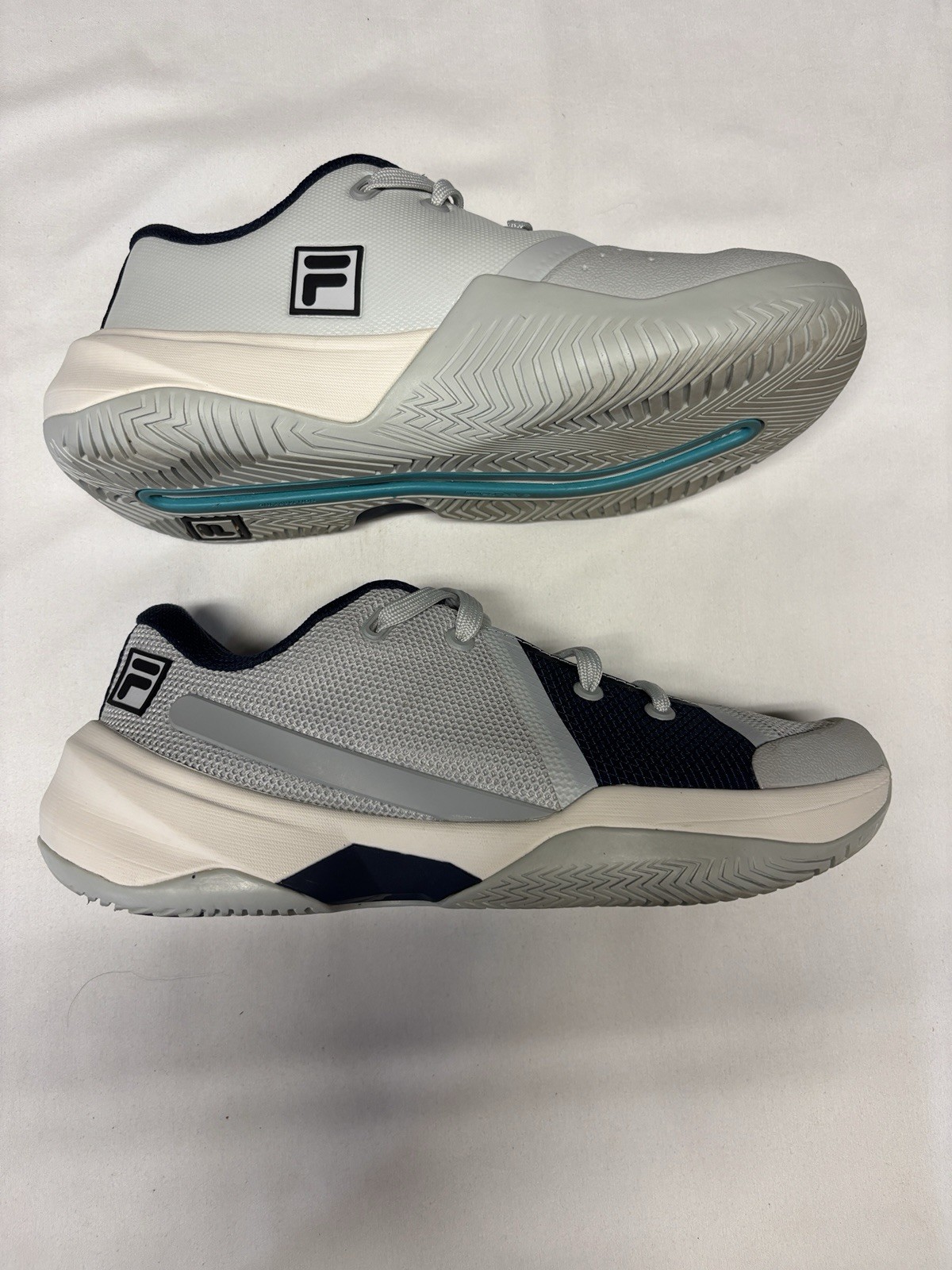 Fila Men’s Court Shoes Size 7.5 Non-Marking Ever-Grind (no Inserts)