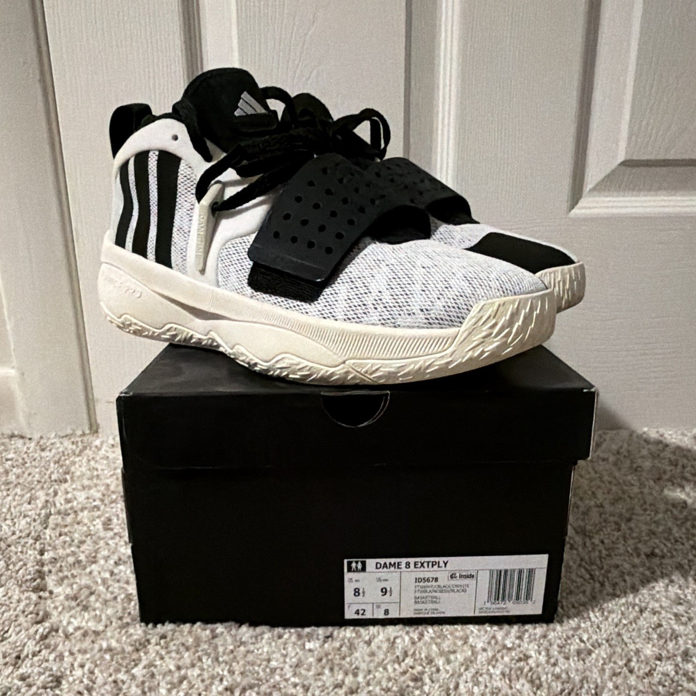 adidas Dame 8 EXTPLY Men’s Basketball Shoes Size 8.5 ID5678