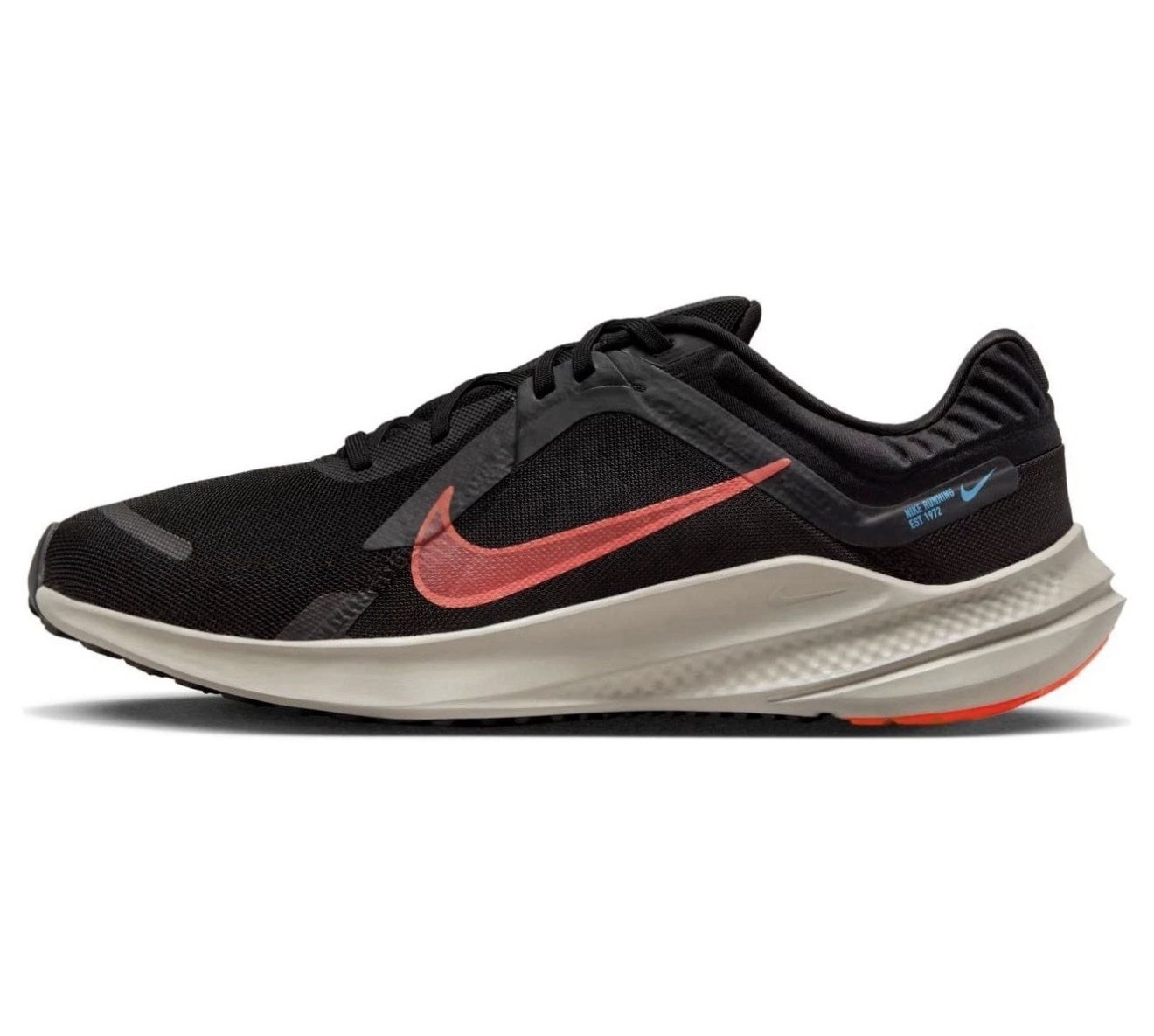 Nike Quest 5 Men’s Black Crimson Blue Running Shoes DD0204-005 Walking