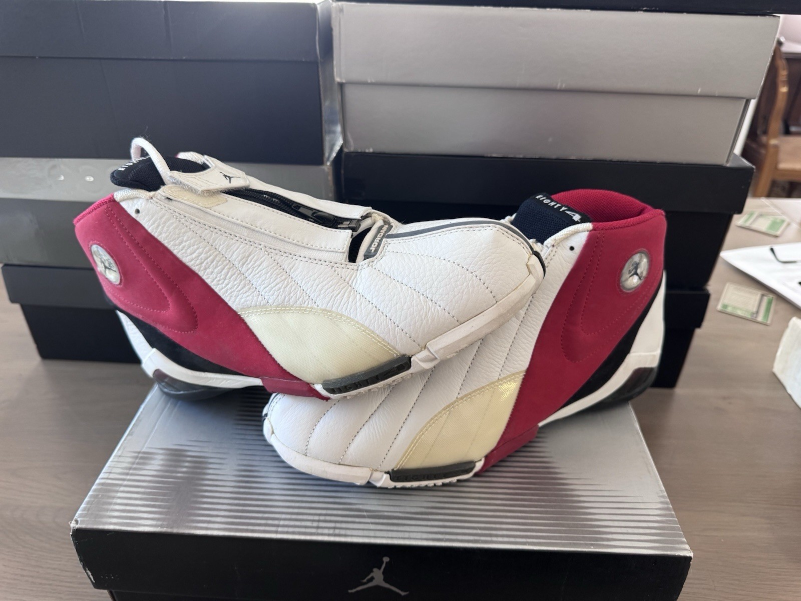 Nike Air Jordan Jumpman Super Freak White Black Varsity Red 136077-106 (2003) DS