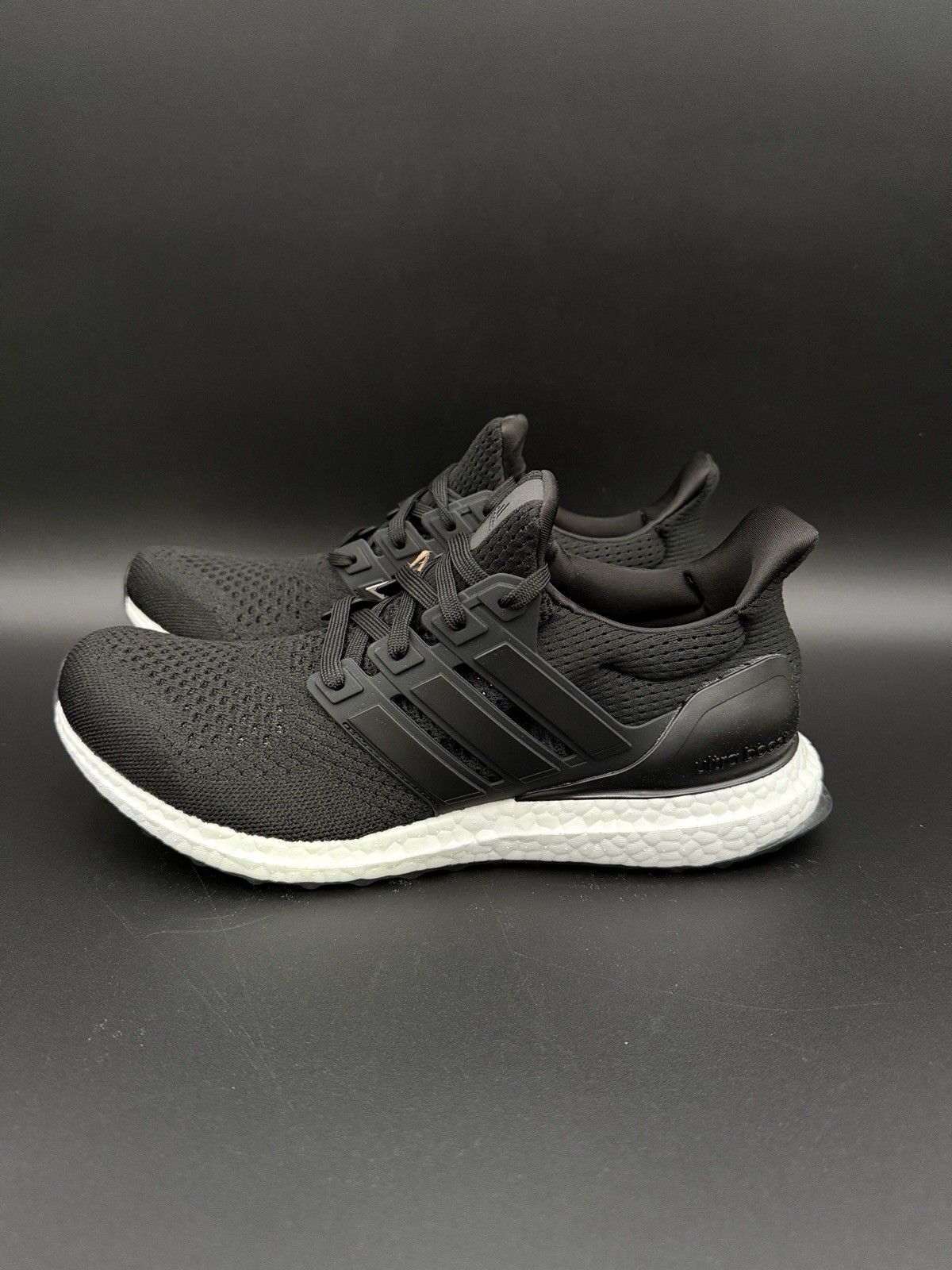 Adidas Men’s Ultraboost 1.0 Running Shoes HQ4201 Black / White (H)