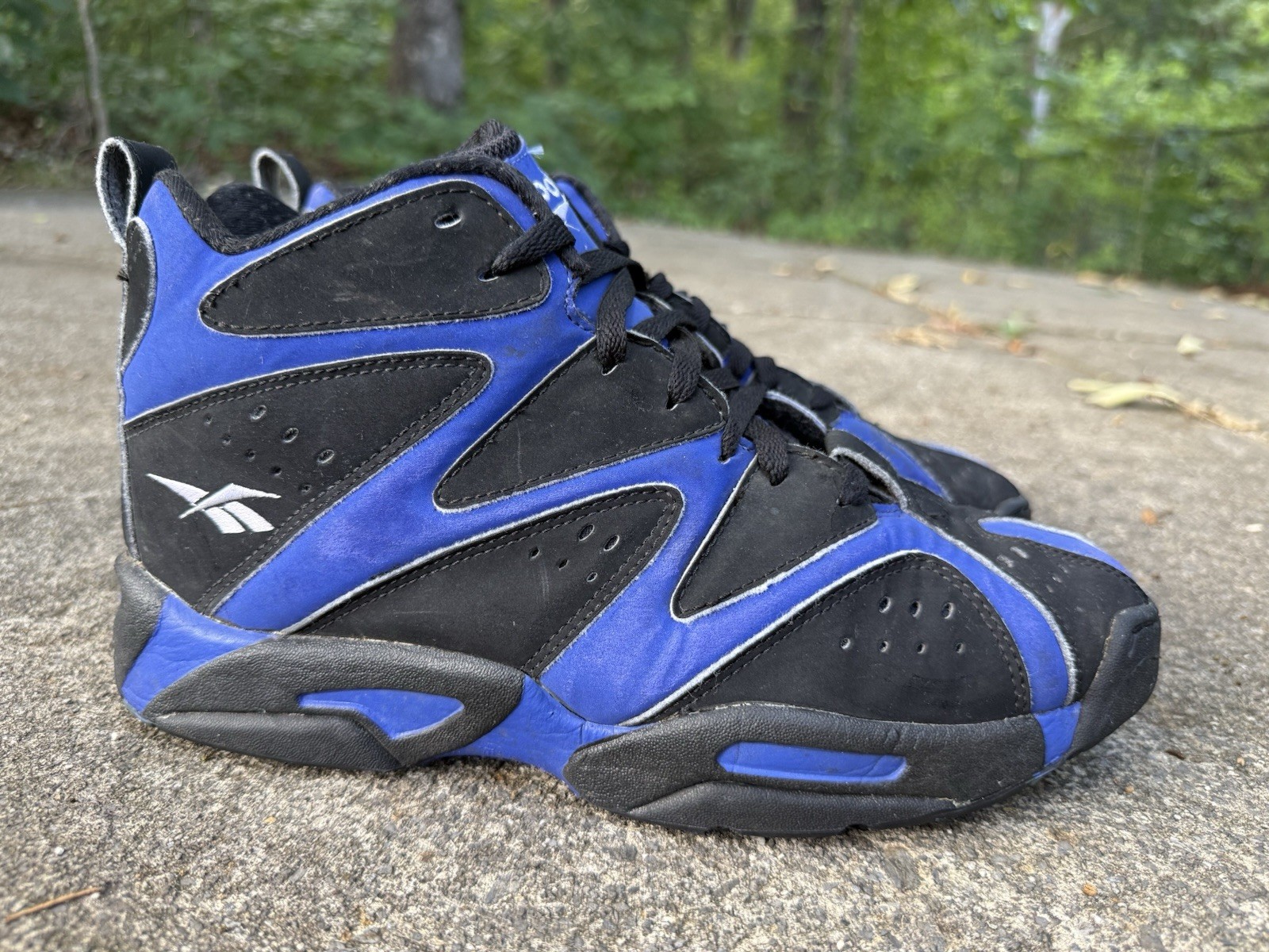 1994 Vintage Reebok Kamikaze High Size 11.5 BLUE/BLK