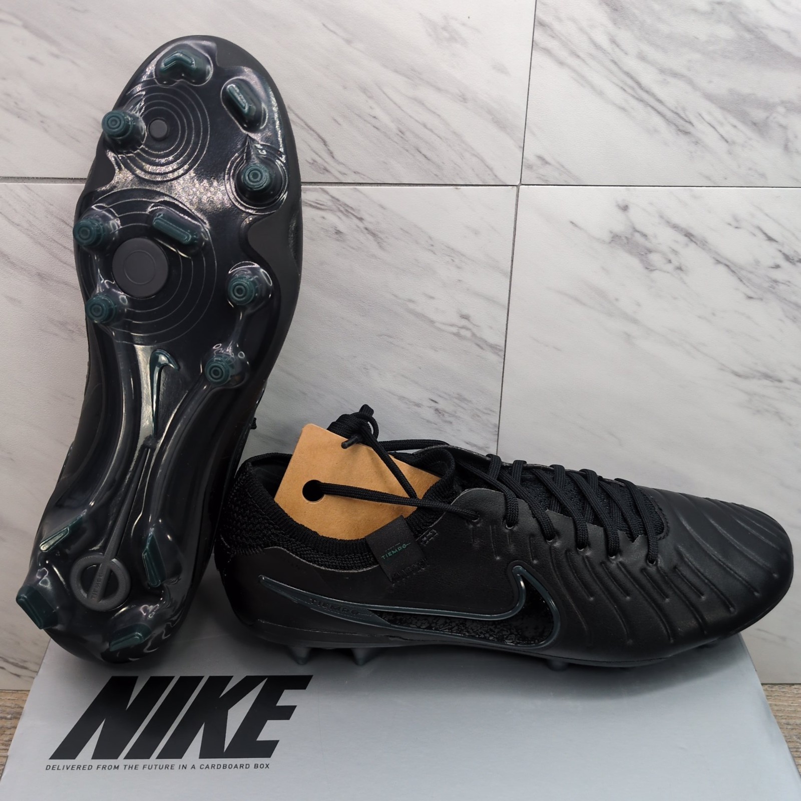 Nike Tiempo Legend 10 Elite FG Men’s 9 Shadow Pack Black Soccer DV4328 002