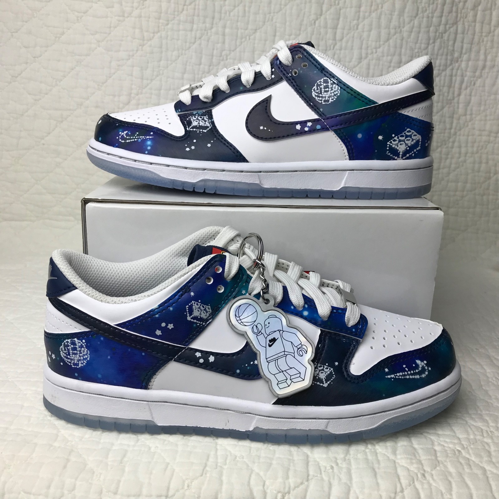 Nike Dunk Low X Lego Collection (GS) Shoes Youth SZ 6Y Galaxy IM1448-100
