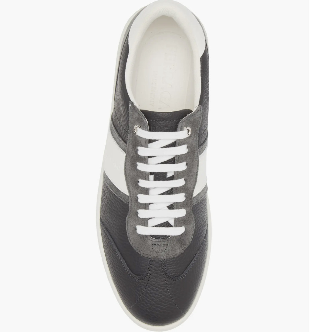 Ferragamo Achille 1 Low Top Sneaker 763472, Stromboli Sand – Retail $750