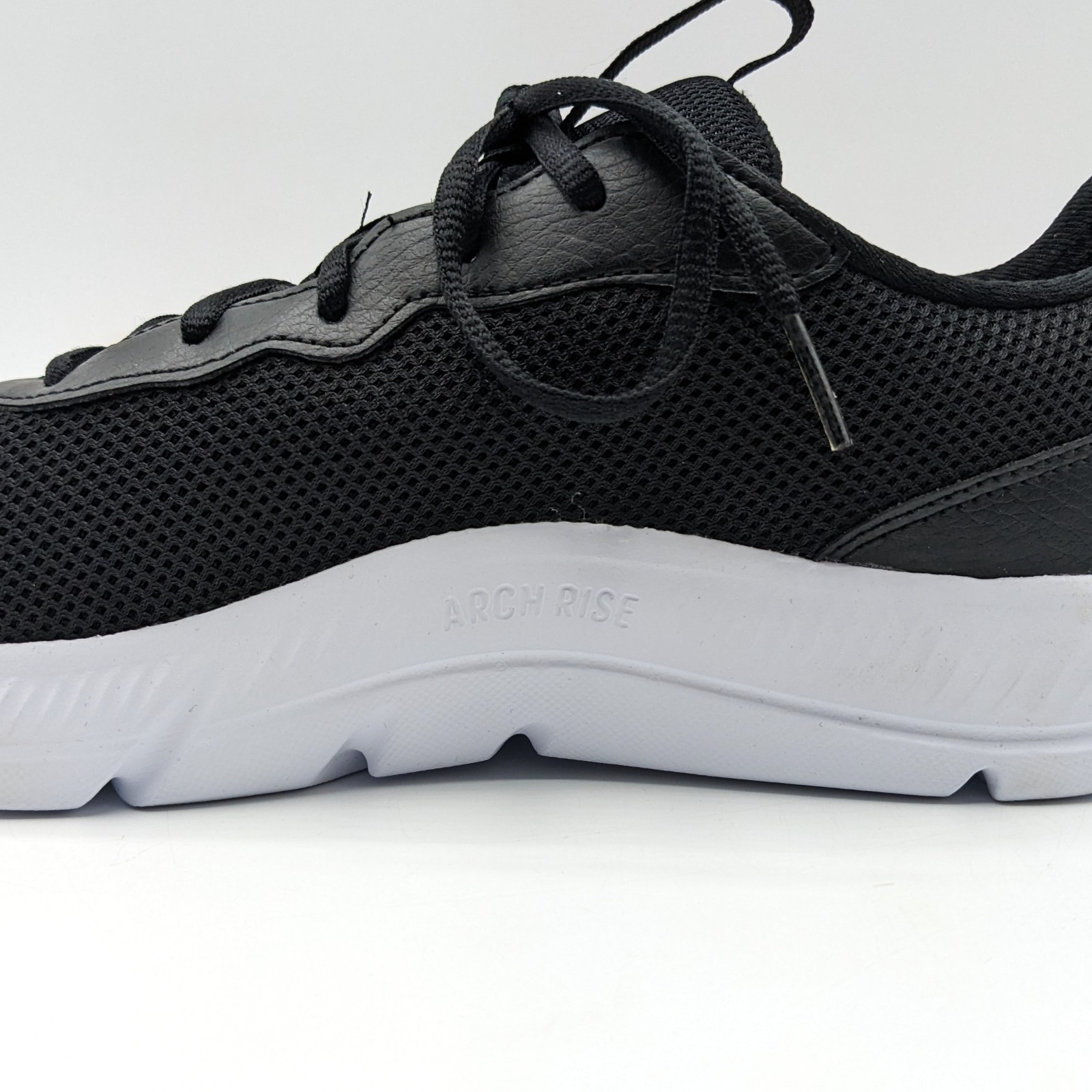 adidas “Cloulfoam Flex Laces” Men’s Everyday Wear Walking Shoes [Black/Wide] NEW