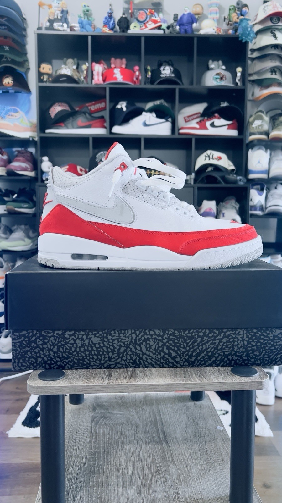 Jordan Air Jordan 3 Retro Tinker Air Max 1 White/Red/Gray CJ0939-100