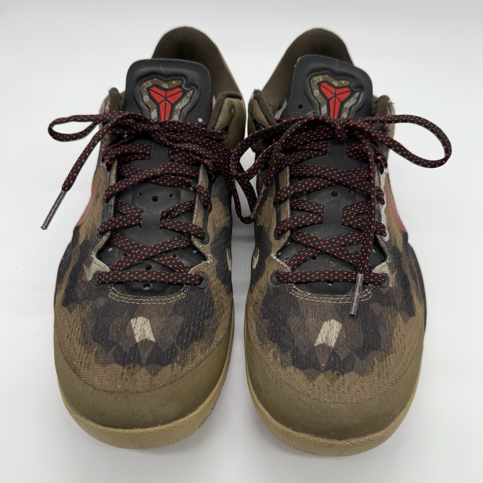 Nike Kobe 8 System Python Mens Size 8 Camo Olive Brown 555035-300