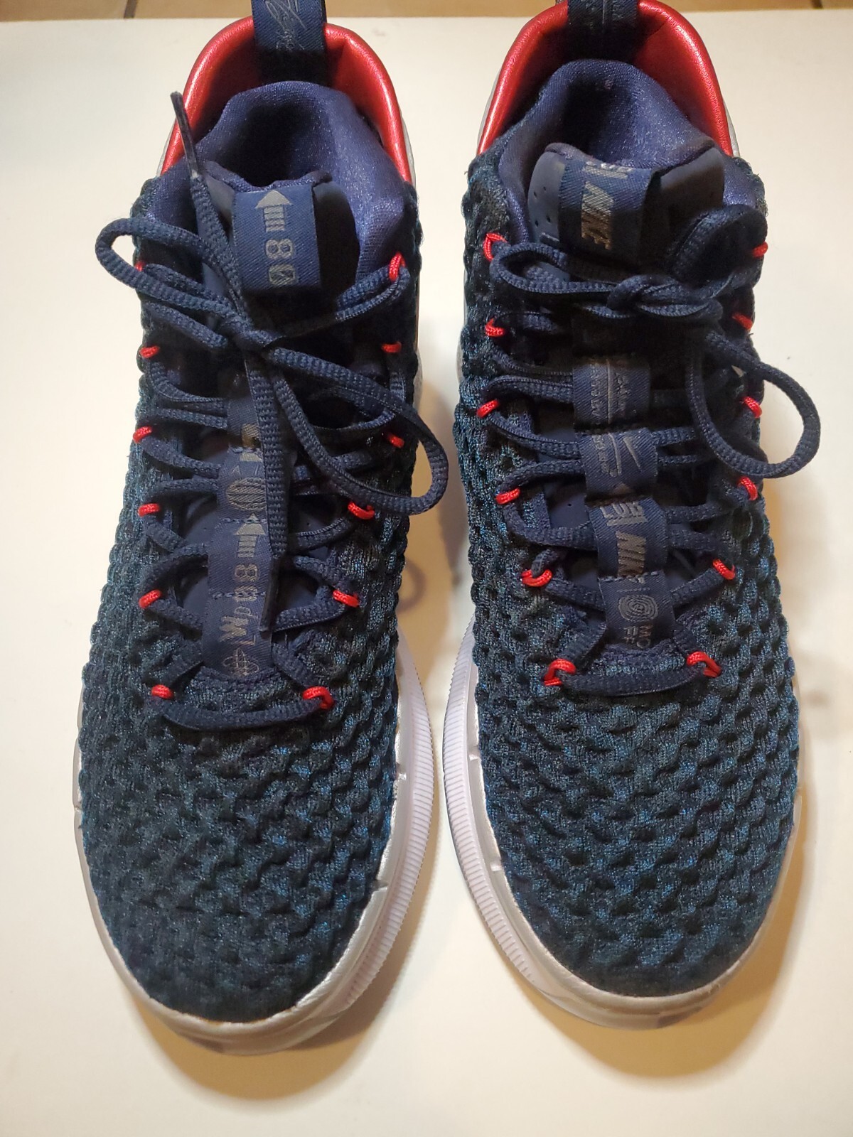 🔥 Nike Alphadunk Dunk Of Death Royal Red Blue Silver Shoes BQ5401-003 Size 7.5
