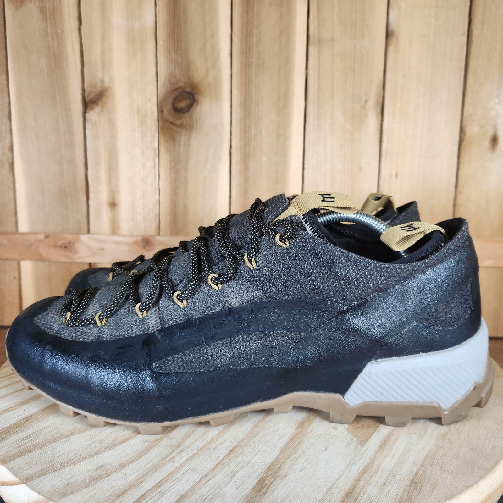 Naglev Unico Hiking Shoes Mens 12 Black Trail Walking Athletic Sneakers Outdoor