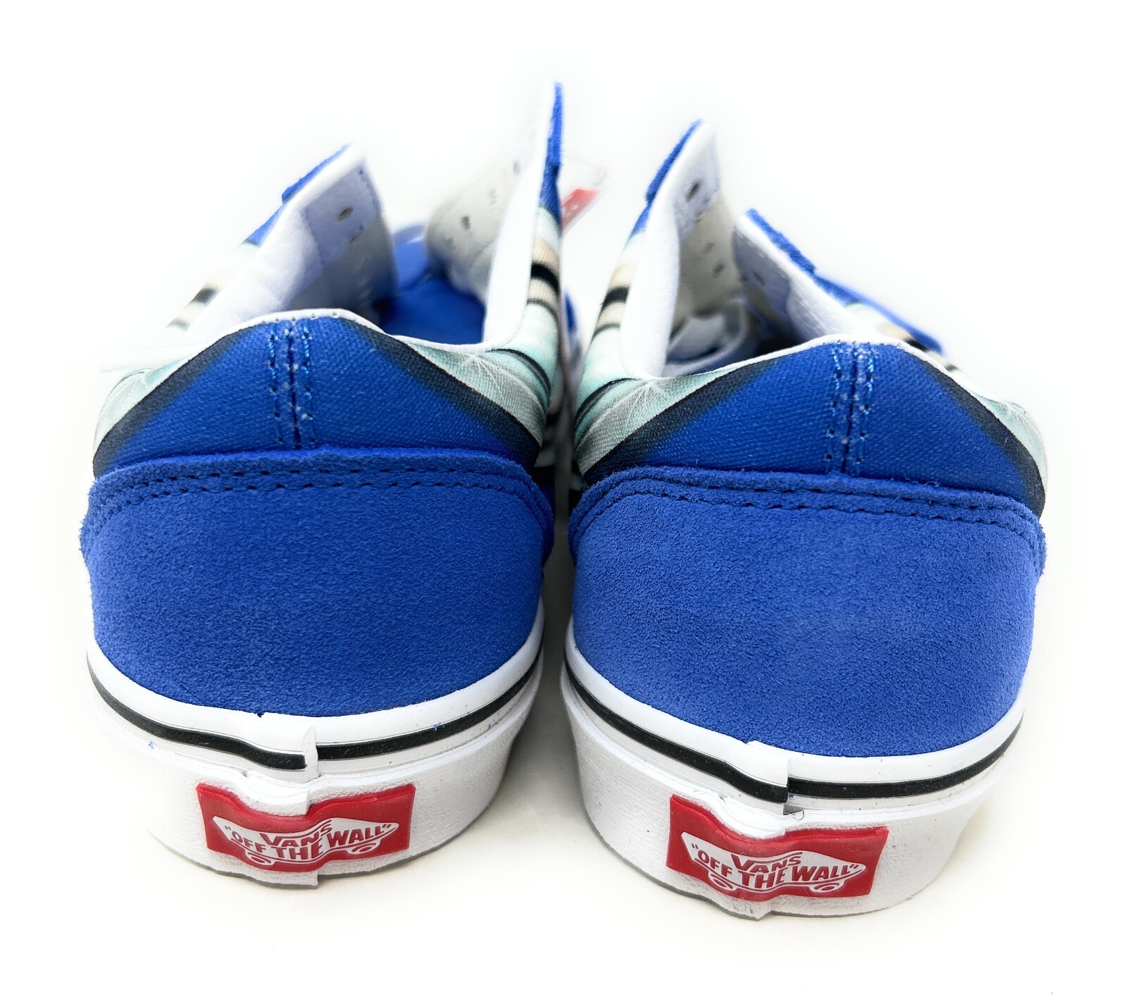 VANS Old Skool Warp Nebulas Blue/Chrome Size M5/W6.5