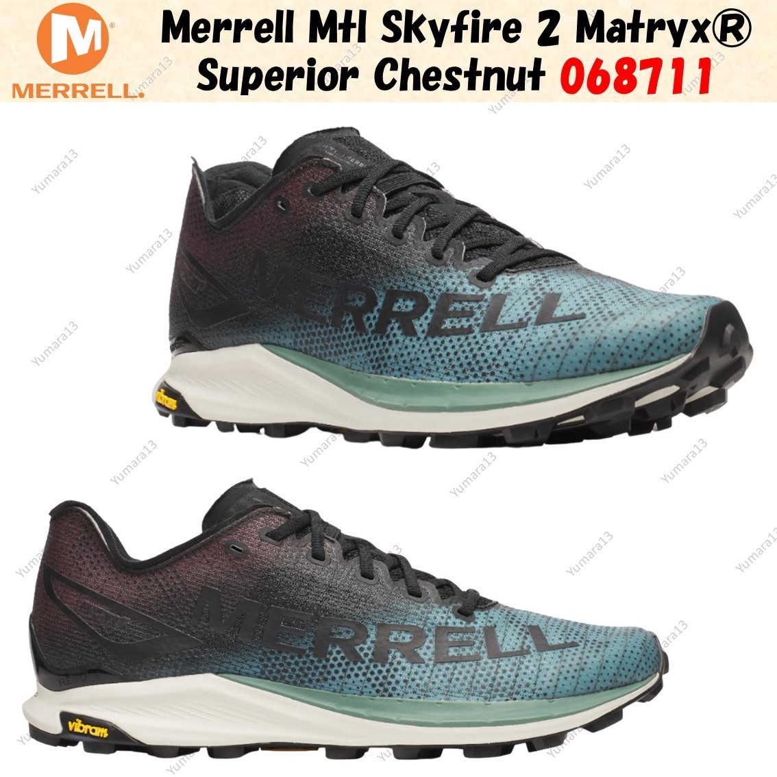 Merrell Mtl Skyfire 2 Matryx® Superior Chestnut 068711 Men’s Size