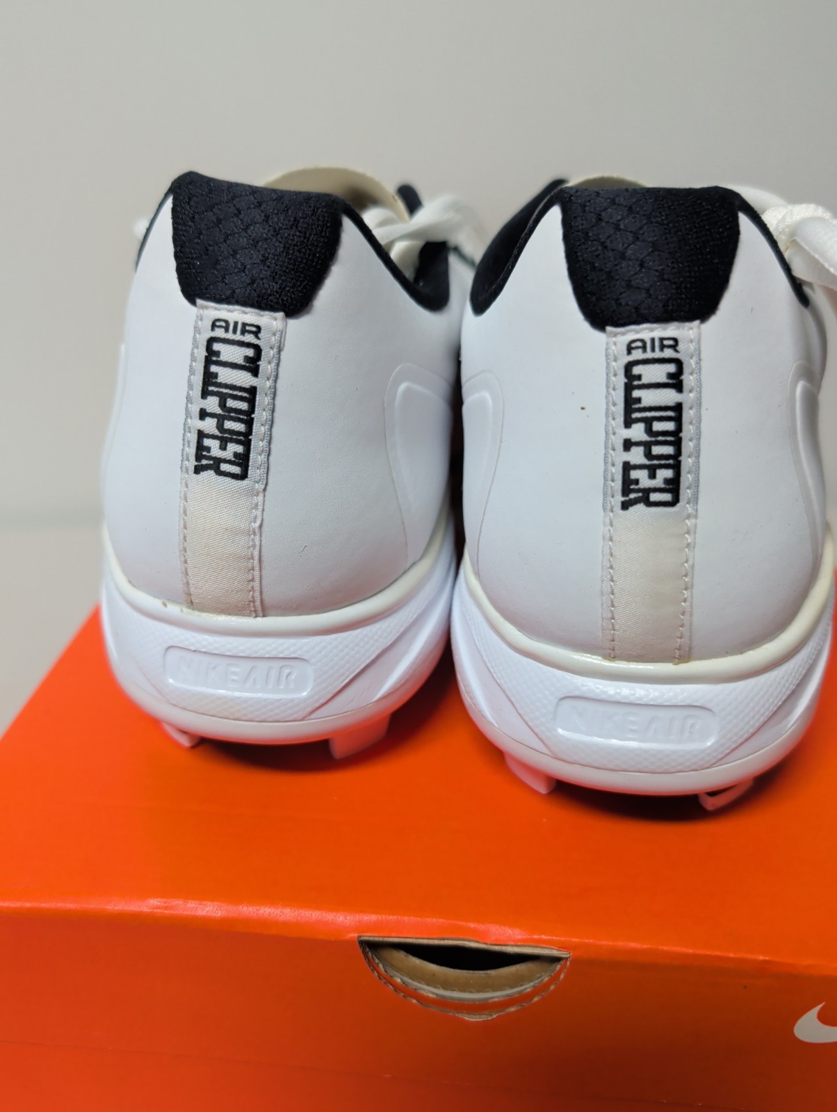 Nike Flywire Air Max Clipper Baseball Cleats Mens Size 10.5 Shoes White