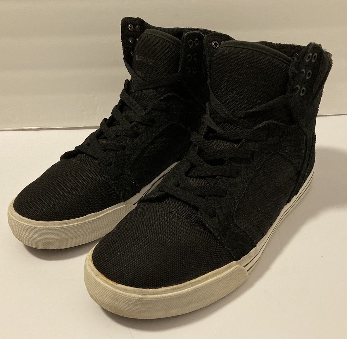 Supra Skytop Muska 001 Shoes Mens 11 Black High Top Skateboard Street S18250