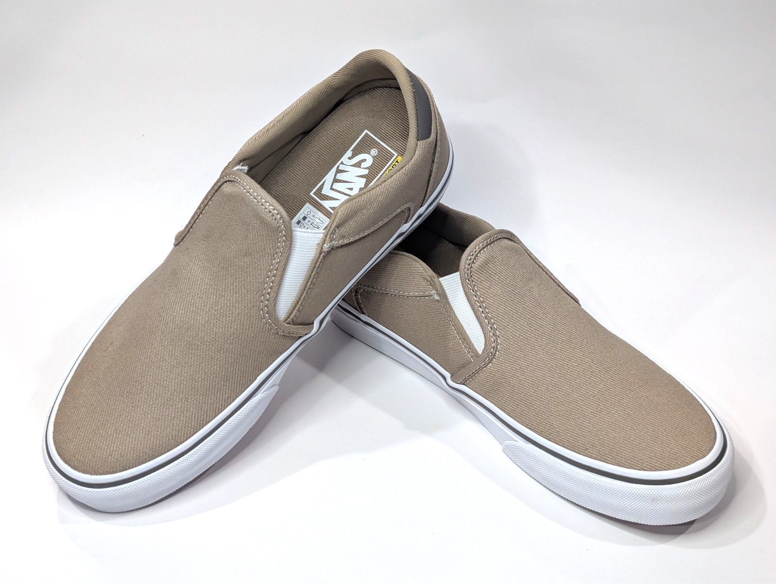 Vans Asher Deluxe T&L Incense Khaki Men’s Slip On Shoes – Assorted Sizes NWB