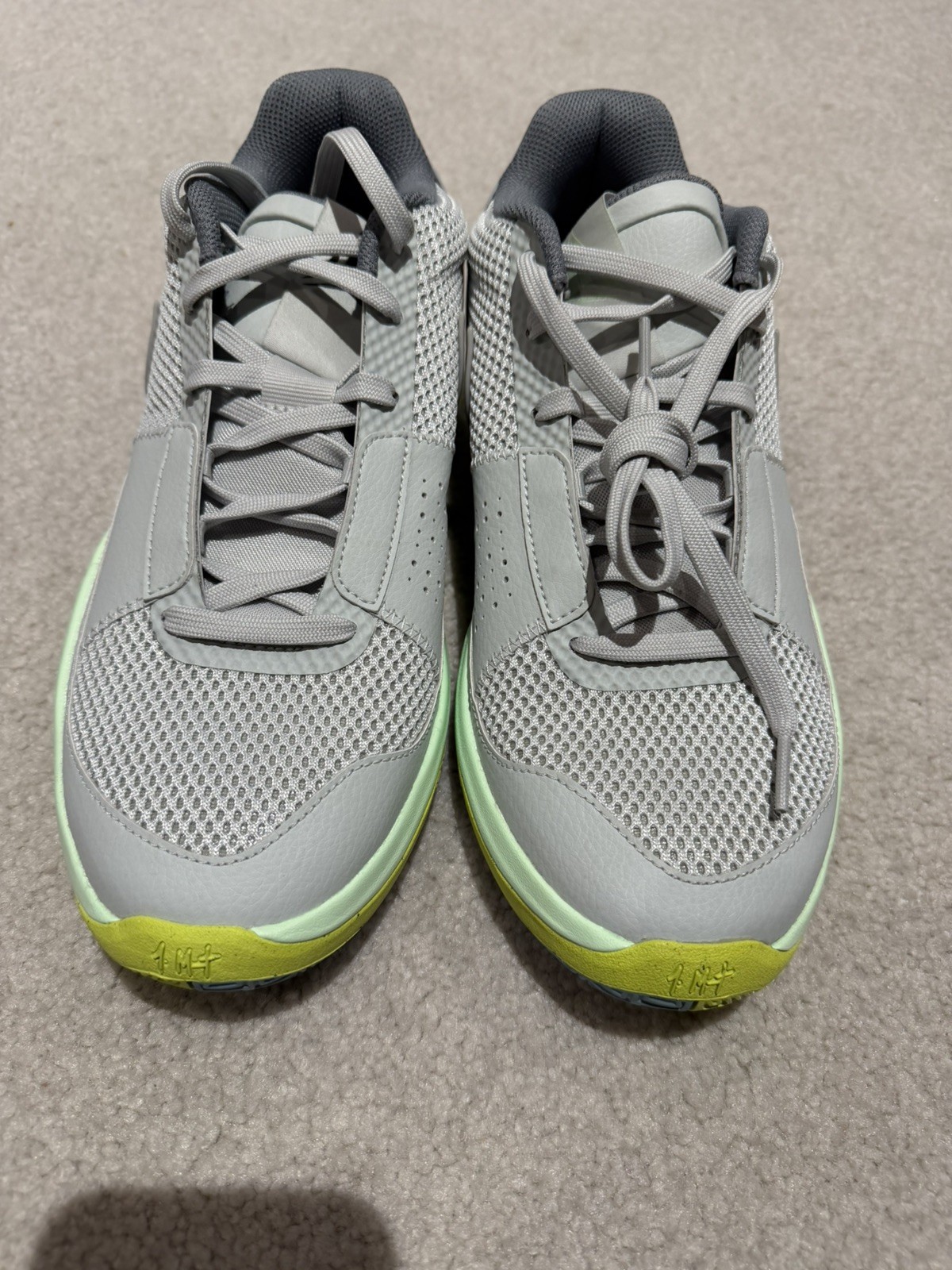 Nike JA 1 ‘Light Silver’ Grey Cyber Green FQ4796-003 Men’s Size 9.5 Shoes