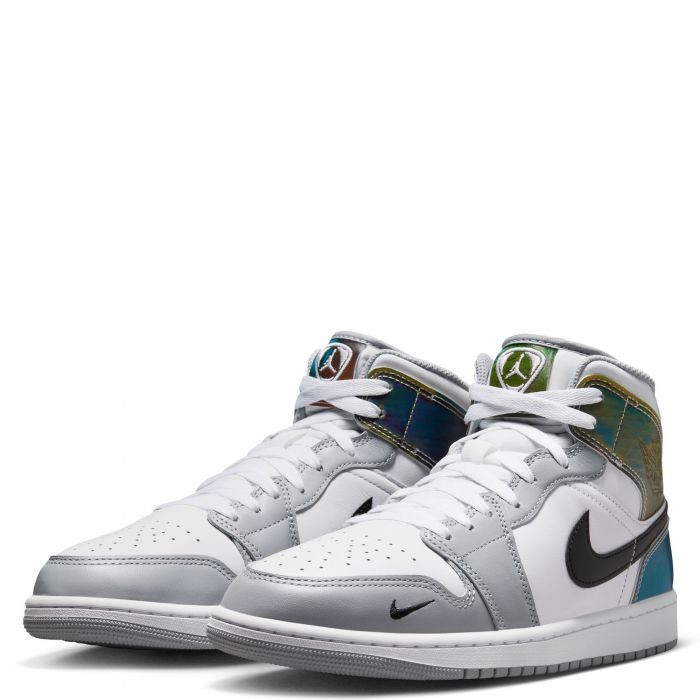 Nike Air Jordan 1 Mid SE Black White Wolf Gray IV2416-902 Men’s Size NEW