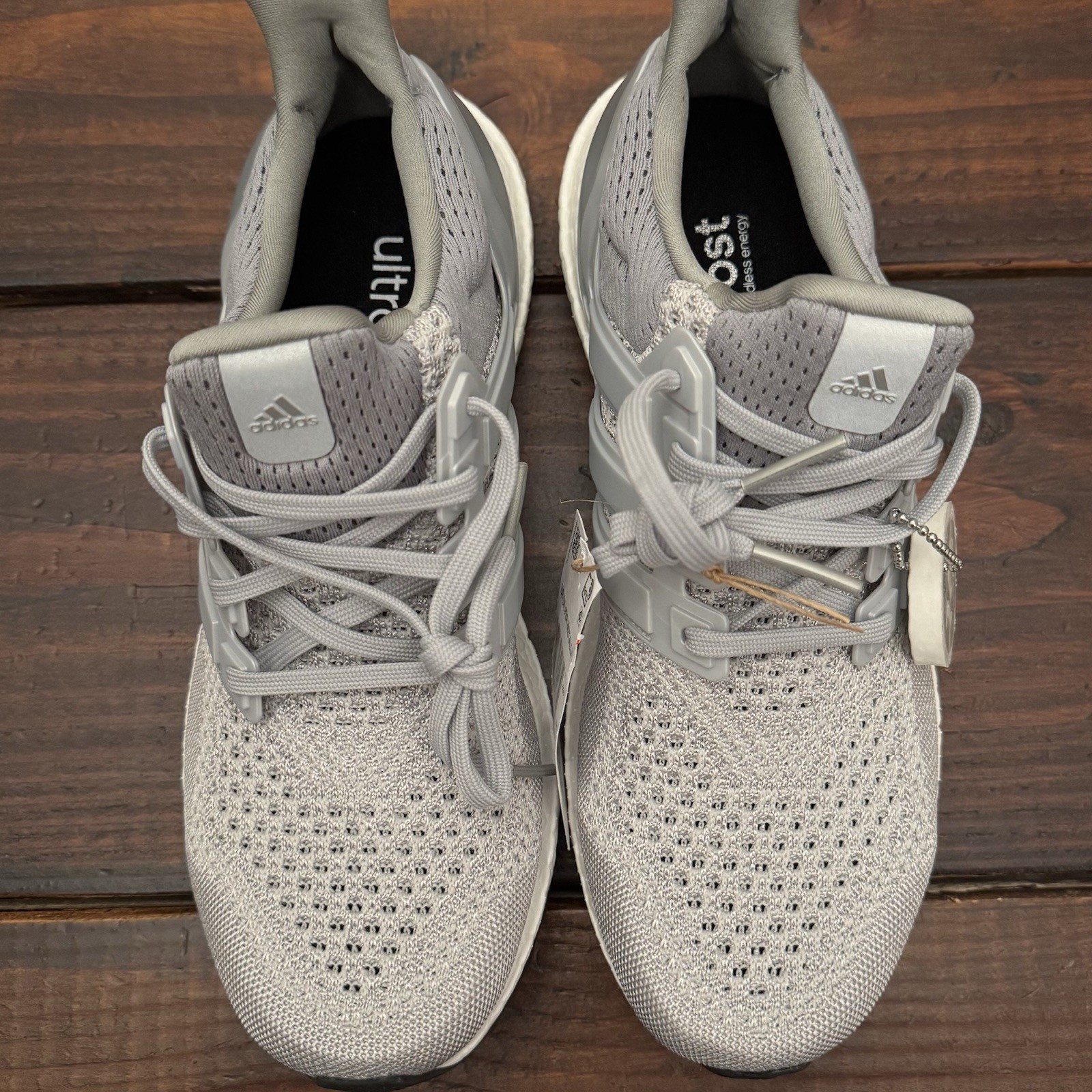 Adidas UltraBoost 1.0 Silver Metallic Shoes Sz 7.5 Men’s (Women’s 8.5) JS1632