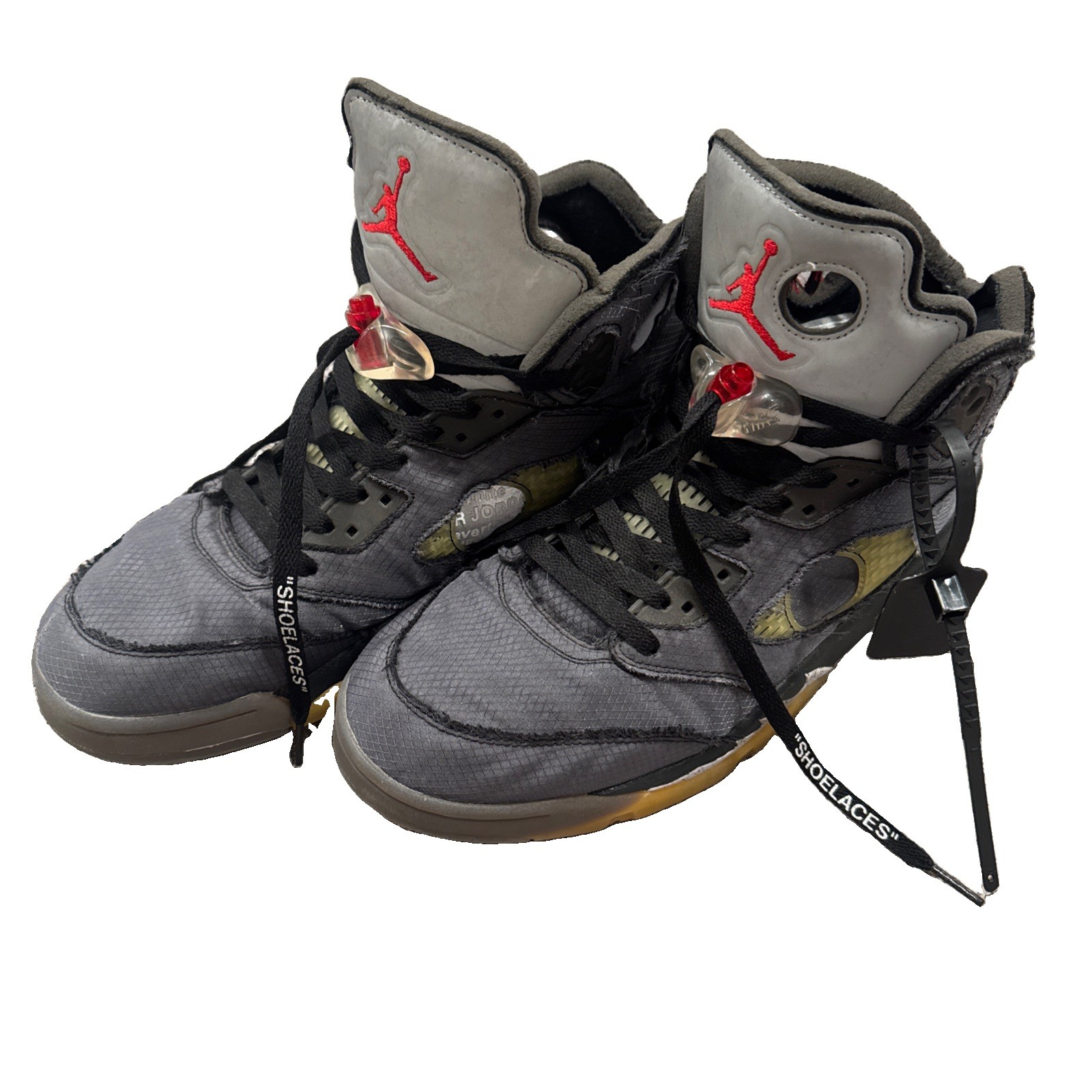 Off White x Nike Air jordan 5 Retro SP Muslin size 13 CT8480-001 – See pics!