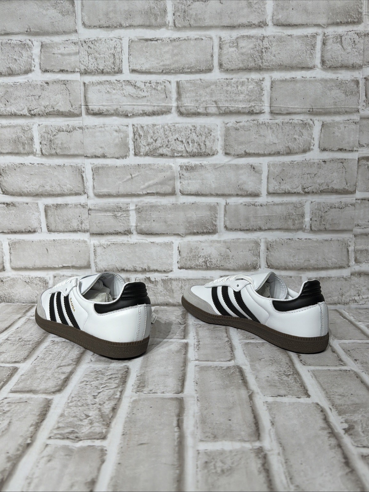 Adidas Samba OG Cloud White Core Black Men’s Sneakers B75806 Sz 5 New In Box