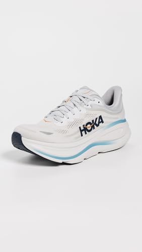 Hoka Men’s Bondi 9 Running Shoes Wide Stardust/Cosmic Grey Size 11.5