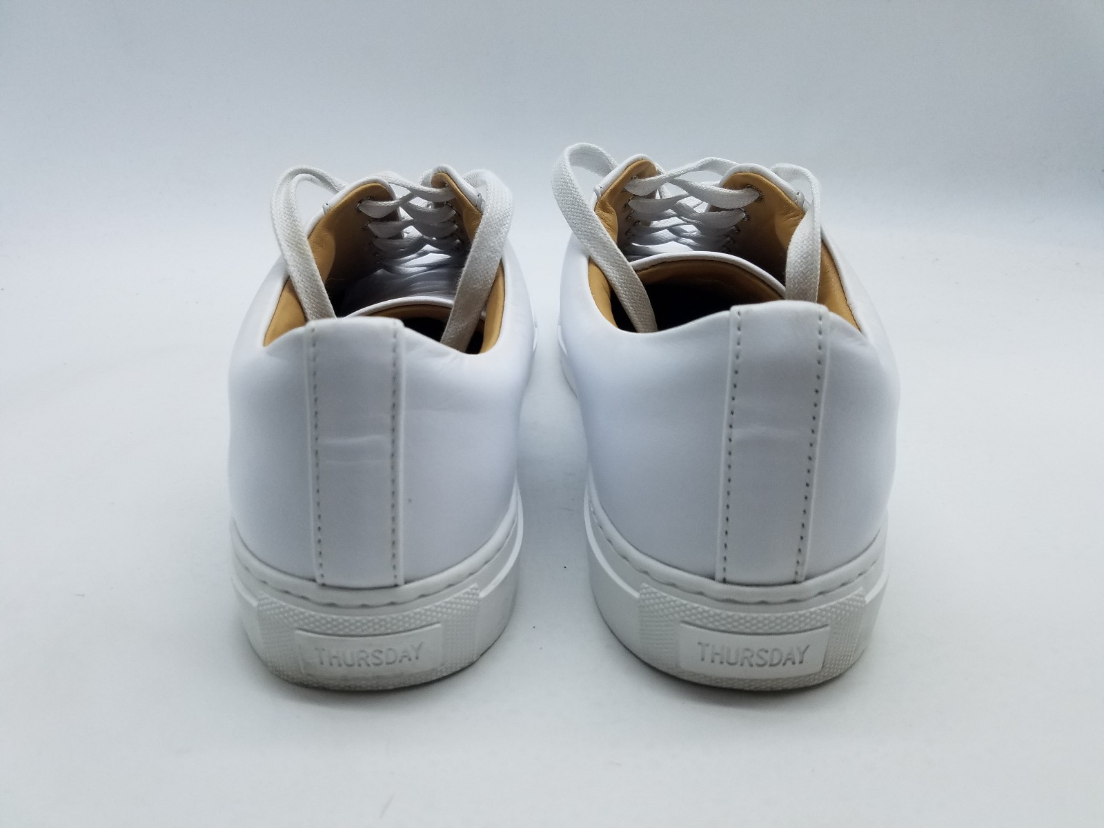 Thursday Everyday Men’s Size 12 Lifestyle Sneakers White Leather