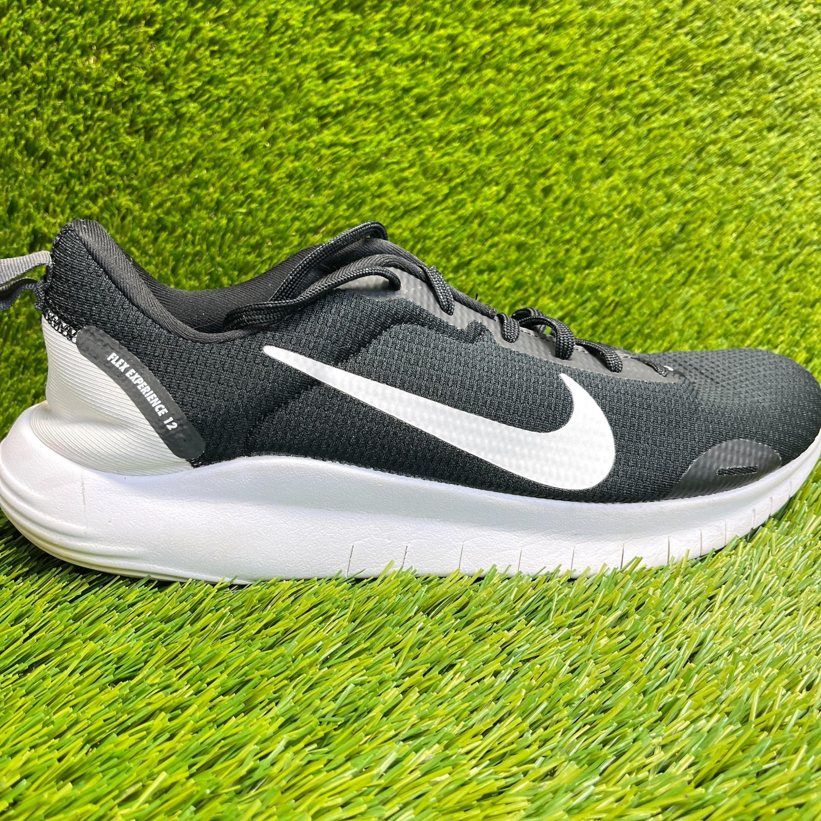 Nike Flex Experience RN 12 Mens Size 12 Black Athletic Running Shoes Sneakers