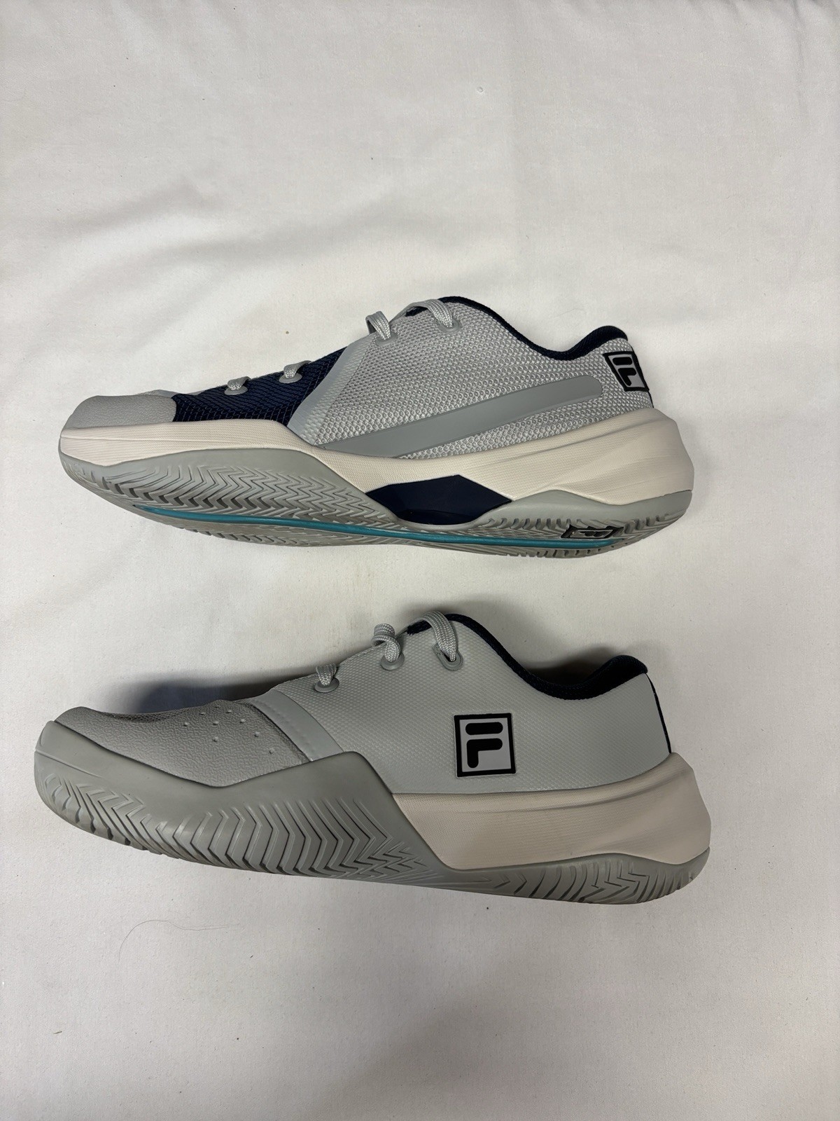 Fila Men’s Court Shoes Size 7.5 Non-Marking Ever-Grind (no Inserts)