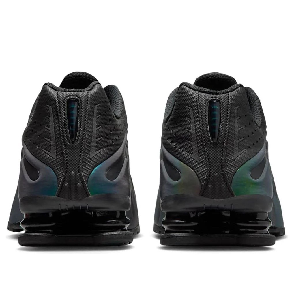 Nike Shox R4 SE Mens Running Shoes Size 10.5 Black Iridescent IM6596 001
