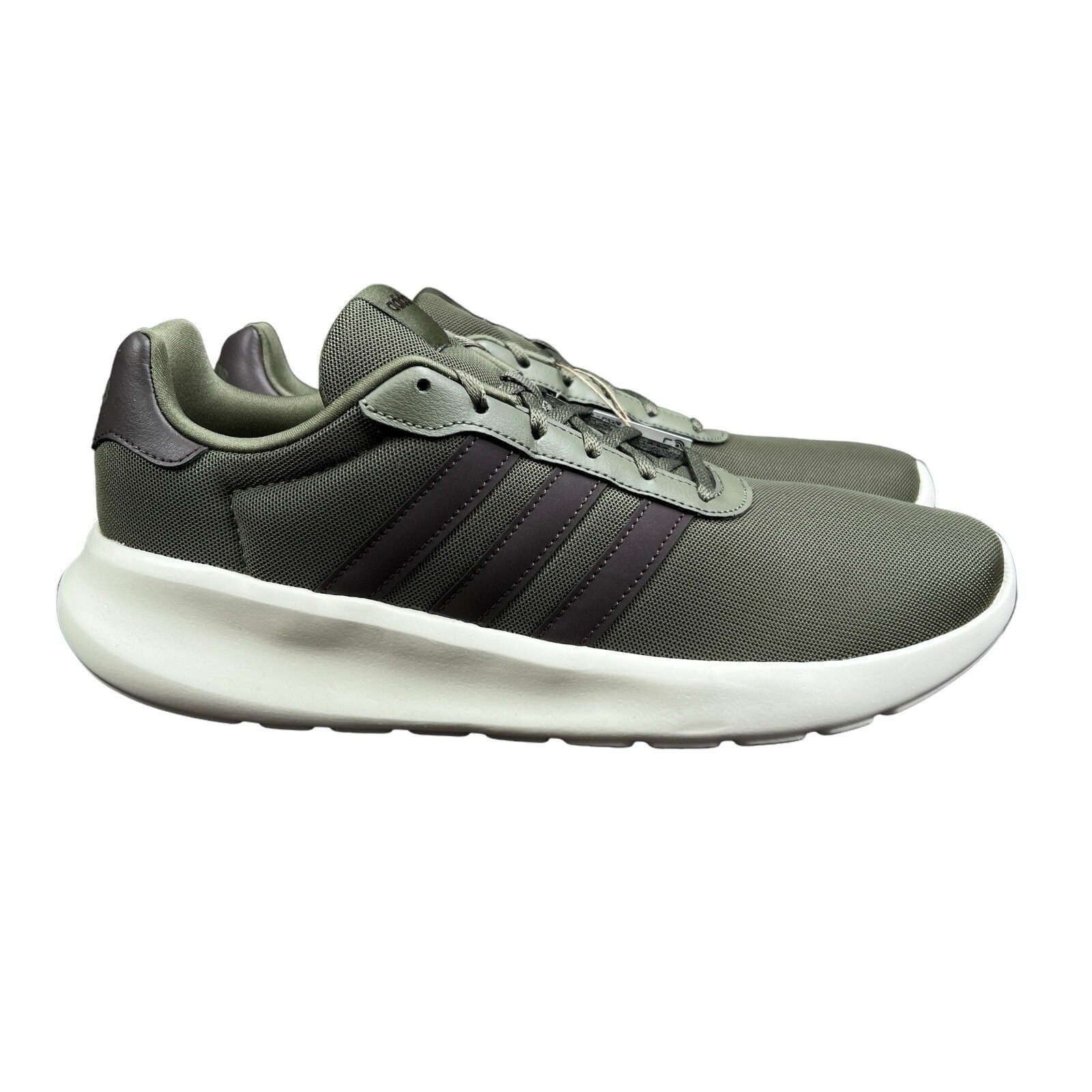 Adidas Lite Racer Adapt 3.0 Army Green White Black Shoes IG3605 Men’s Sz 8 – 13